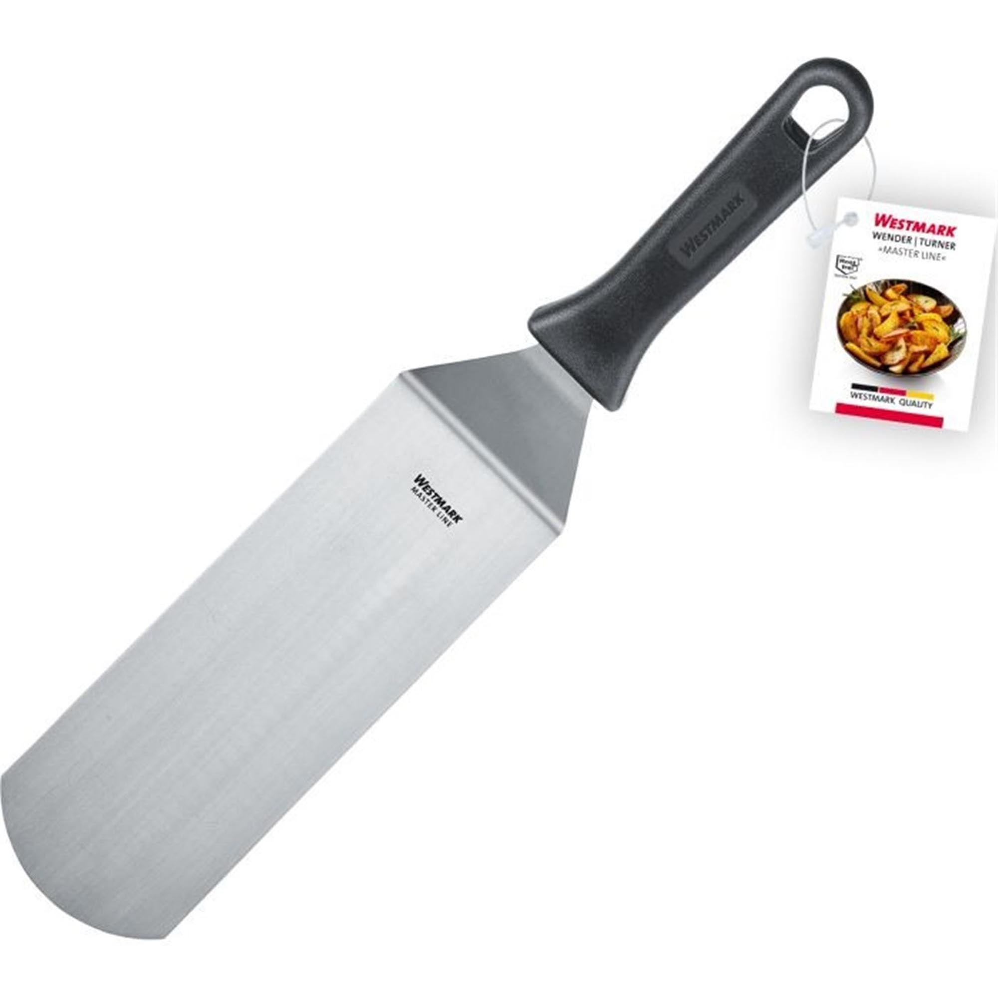 Flexibler, gewinkelter Wender von Westmark, 20 x 7,5 cm, ideal für präzises Wenden in der Küche.