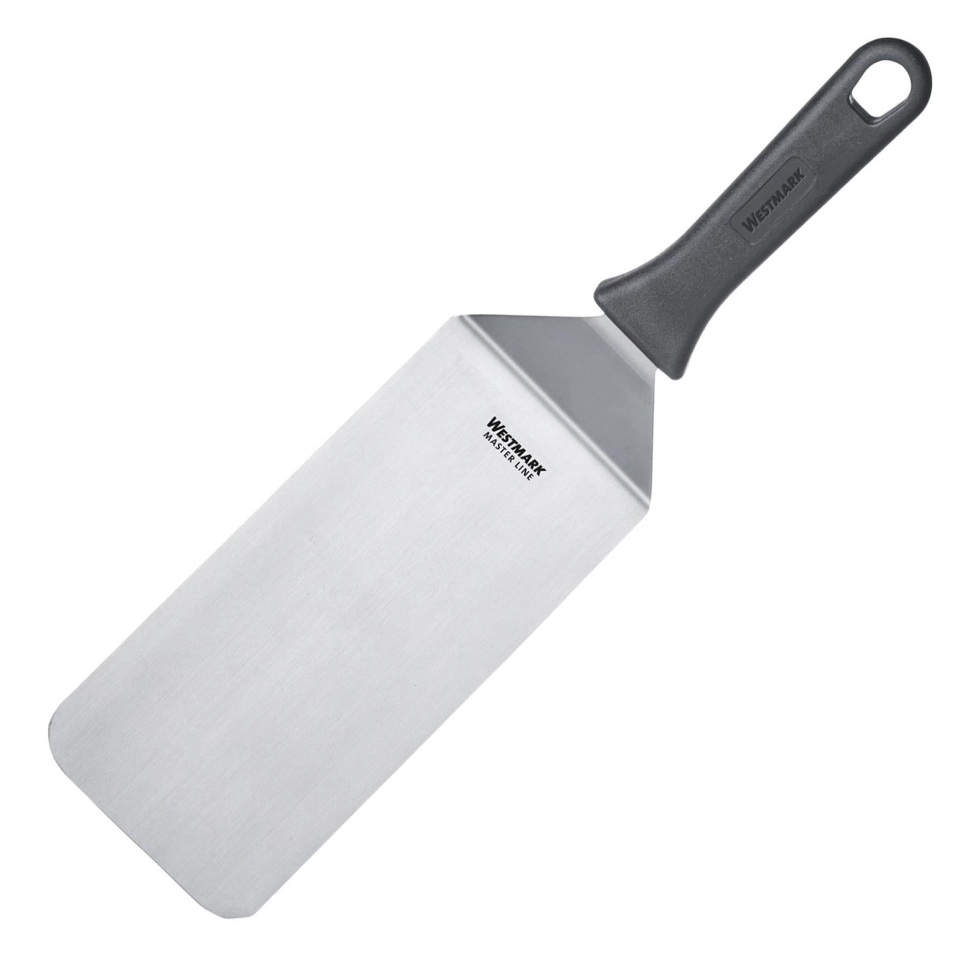 Wender Master Line, 20 x 9,5cm, gewinkelt, flexibel, sb in Silber präsentiert im Onlineshop von KAQTU Design AG. Kochbesteck ist von Westmark
