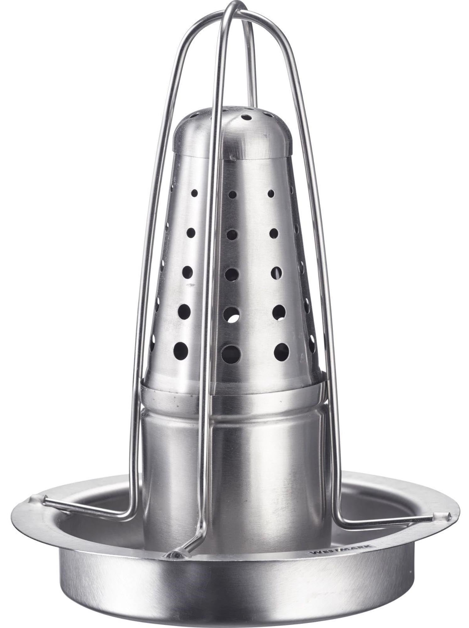 Hähnchengriller, Edelstahl in Silber präsentiert im Onlineshop von KAQTU Design AG. Küchenhelfer ist von Westmark