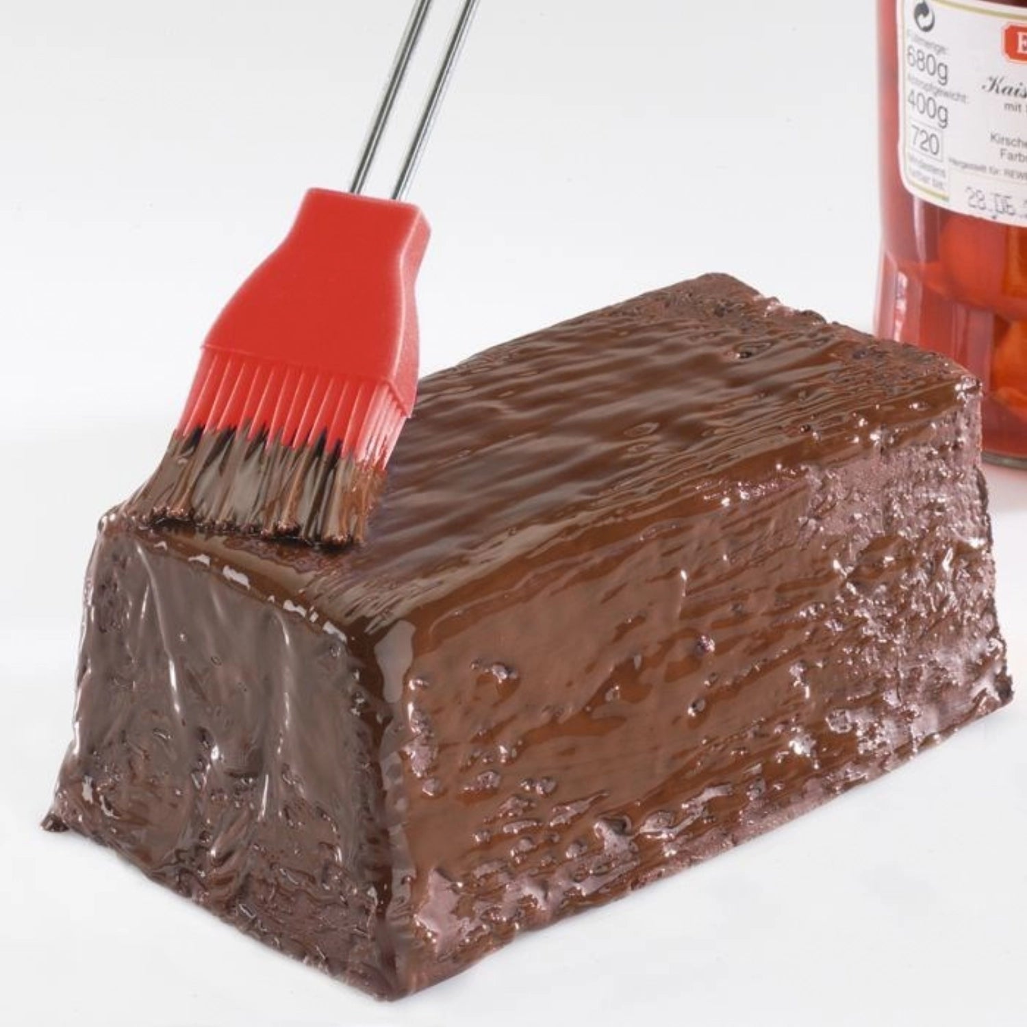 Pinceau à frire et à pâtisserie en silicone, 20 cm