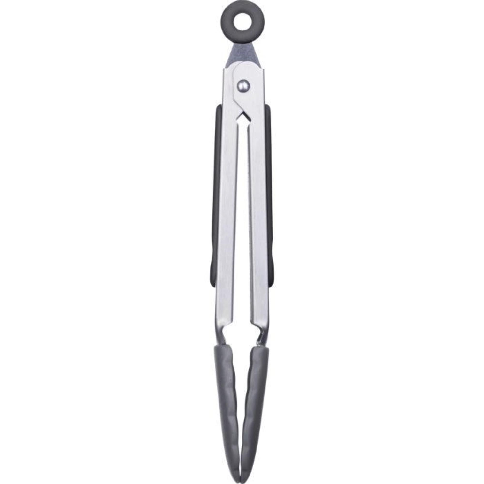 Servierzange aus Silikon, 27 cm, ideal zum Greifen und Servieren, hitzebeständig, langlebig, praktisch und vielseitig einsetzbar.