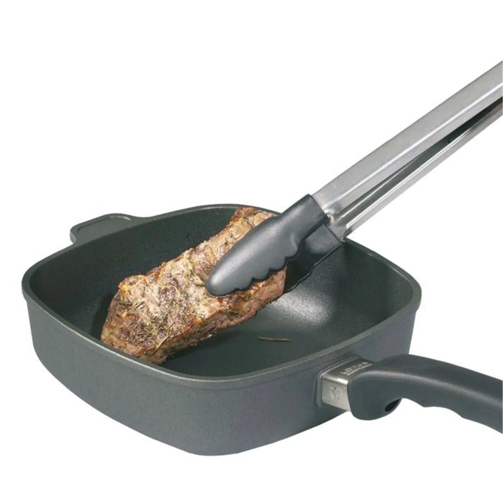 Lange Servierzange (34 cm) mit Silikonenden von Westmark, ideal für Grill und Küche, hitzebeständig und praktisch für vielseitige Anwendungen.
