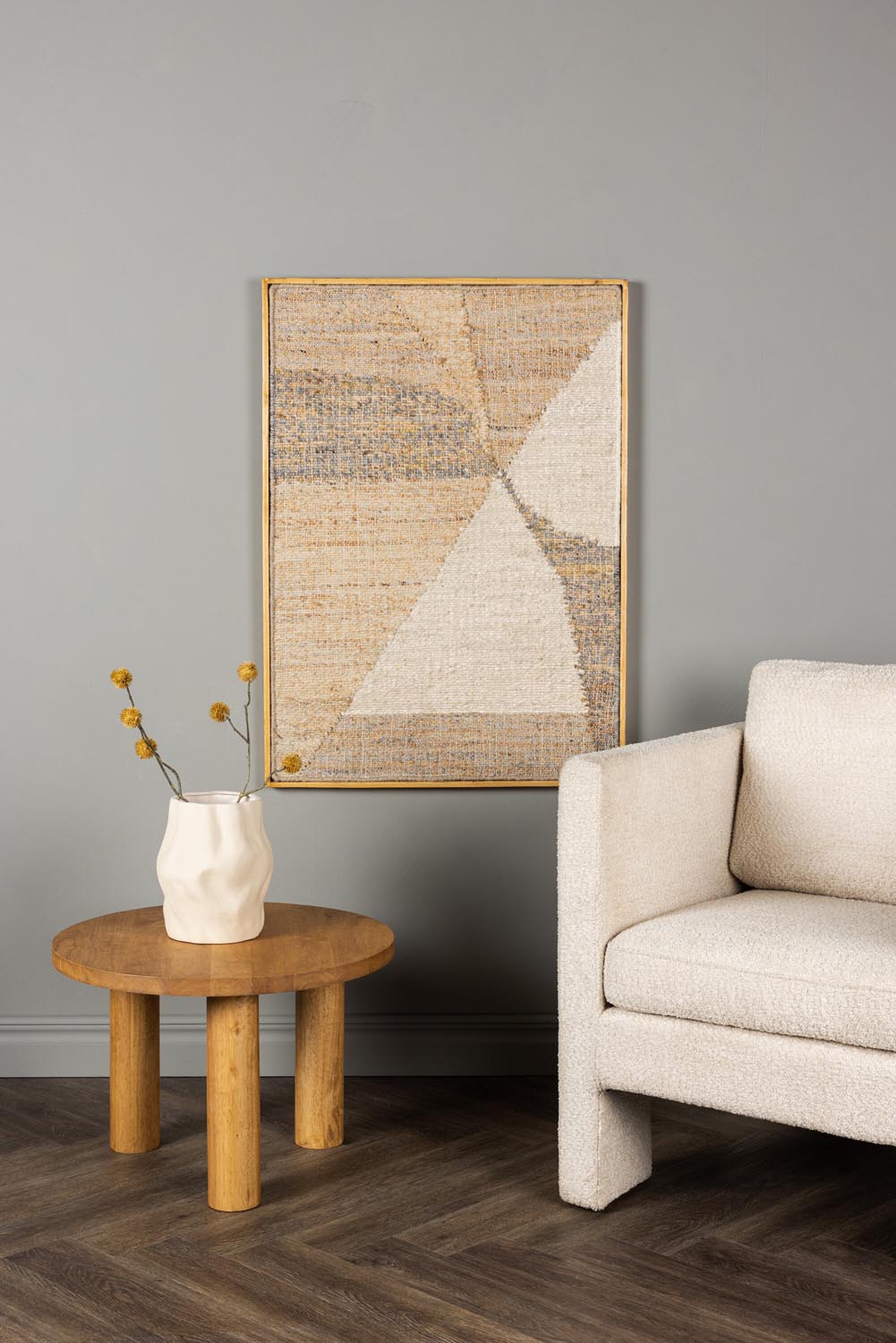 Patricia Teppich in Beige präsentiert im Onlineshop von KAQTU Design AG. Wandteppich ist von Venture Home