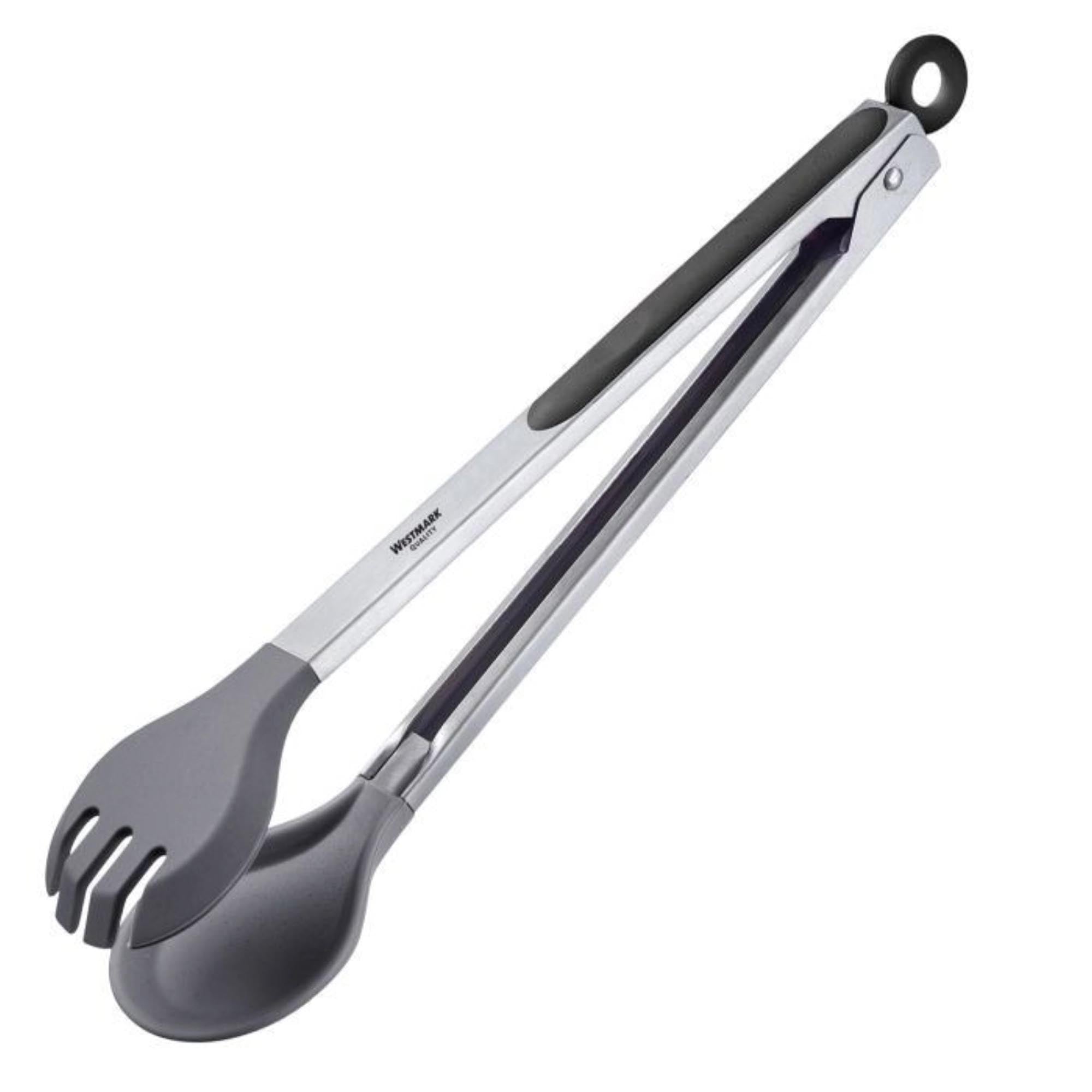 Buffetzange Round Silicone Maxi, 32.5cm in Silber präsentiert im Onlineshop von KAQTU Design AG. Besteck ist von Westmark