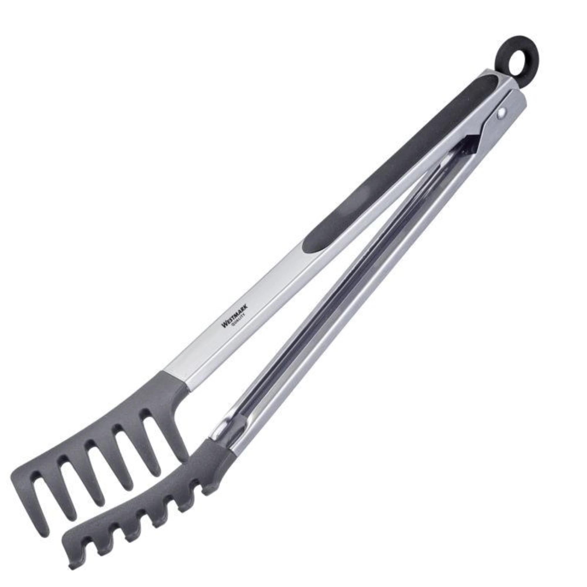 Buffetzange Fork Silicone Maxi, 32.5cm in Silber präsentiert im Onlineshop von KAQTU Design AG. Besteck ist von Westmark