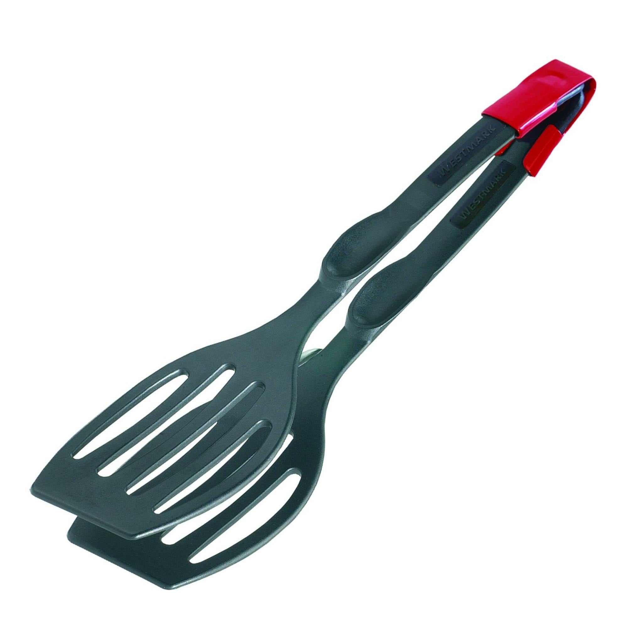 Praktische Doppelwender-Servierzange Duetto-Flonal Plus von Westmark, ideal für Wenden und Servieren, robust und vielseitig einsetzbar.