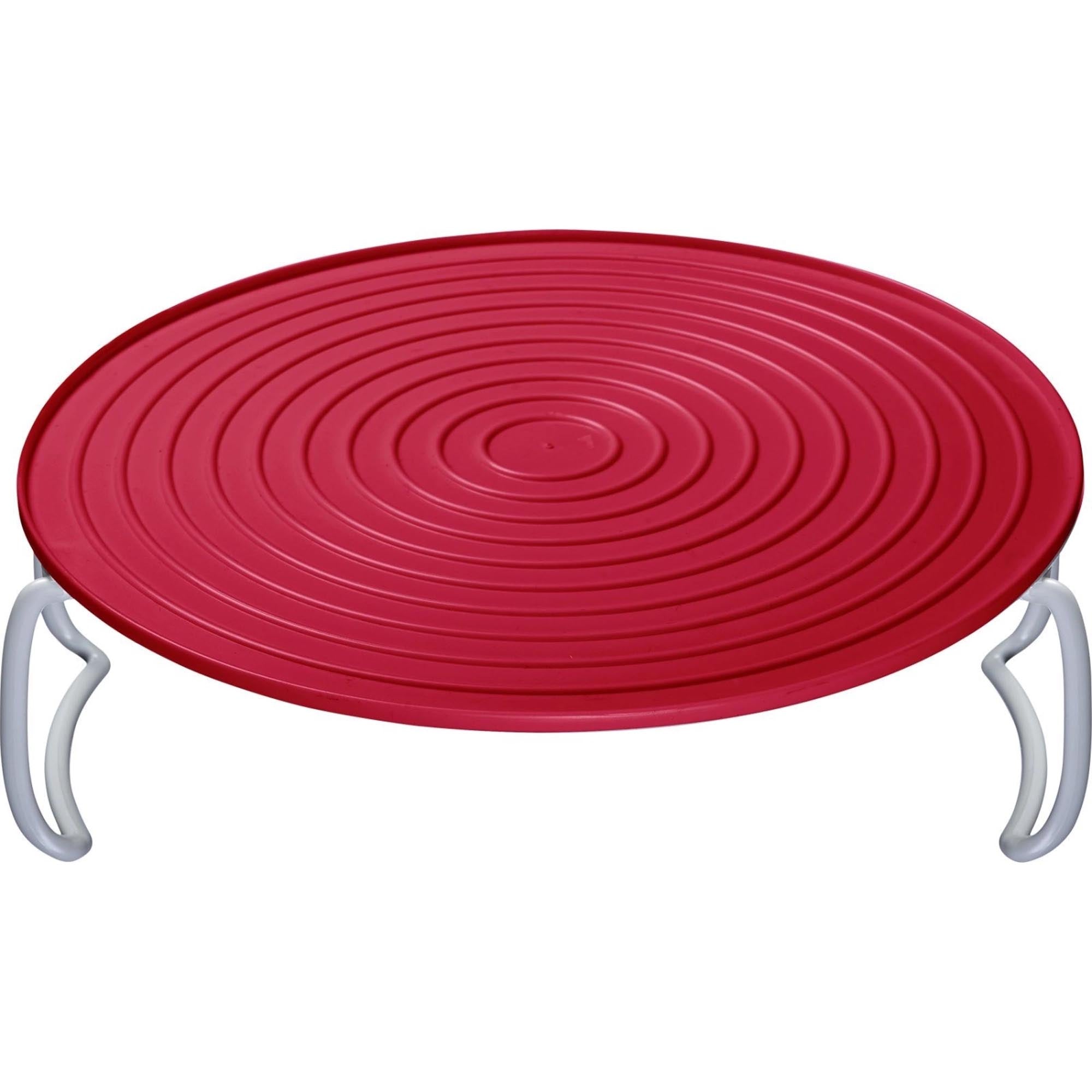 Teller-Etagère in Rot präsentiert im Onlineshop von KAQTU Design AG. Kuchenuntersatz ist von Westmark