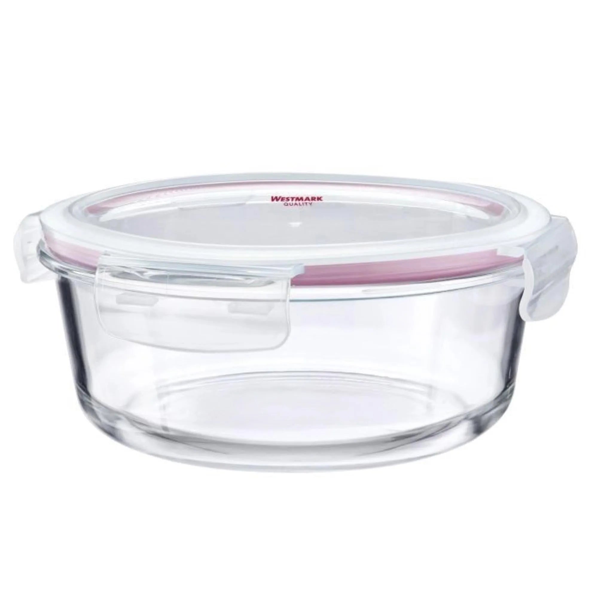 Praktische 650ml Glas-Frischhaltedose von Westmark, rund, ideal für frische Aufbewahrung, langlebig, vielseitig und nachhaltig.