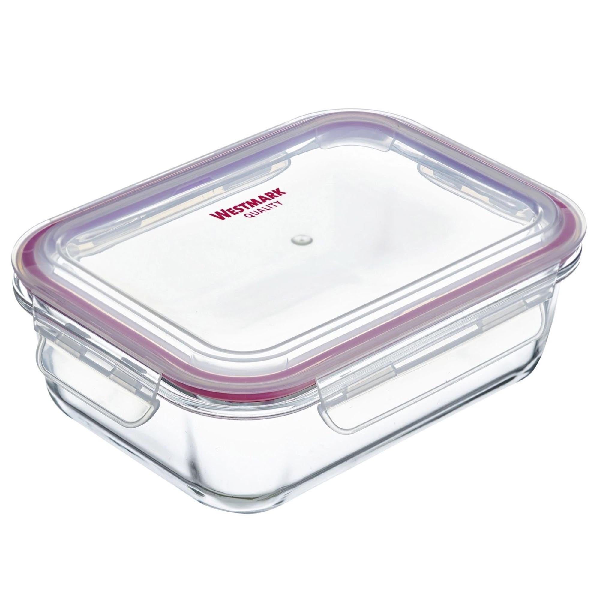 Glas-Frischhaltedose, 1040ml, sb in Transparent präsentiert im Onlineshop von KAQTU Design AG. Aufbewahrungsdose ist von Westmark