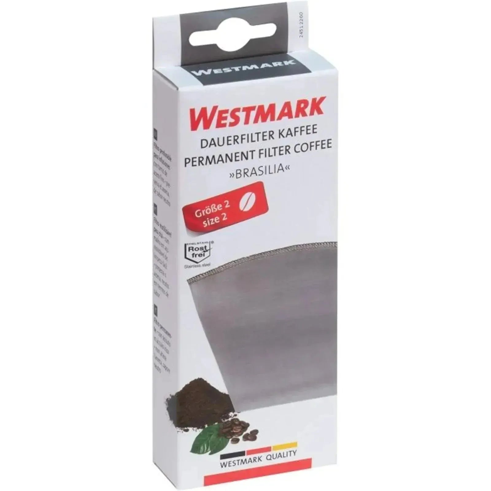 Faltbarer Dauerfilter Größe 4 von Westmark, wiederverwendbar, ideal für nachhaltigen und umweltfreundlichen Kaffeegenuss.