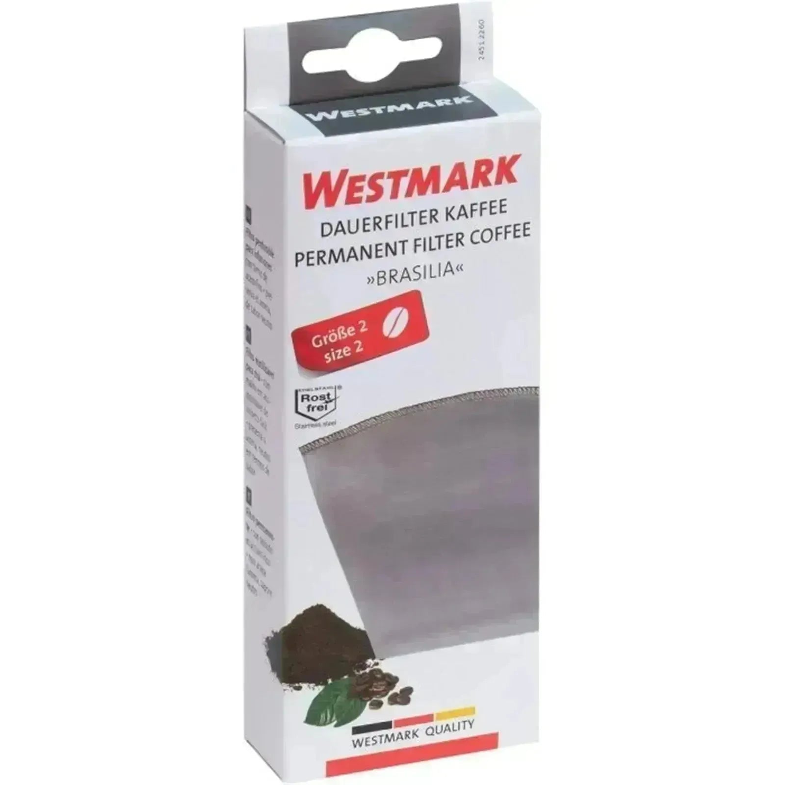 Faltbarer Dauerfilter Größe 4 von Westmark, wiederverwendbar, ideal für nachhaltigen und umweltfreundlichen Kaffeegenuss.