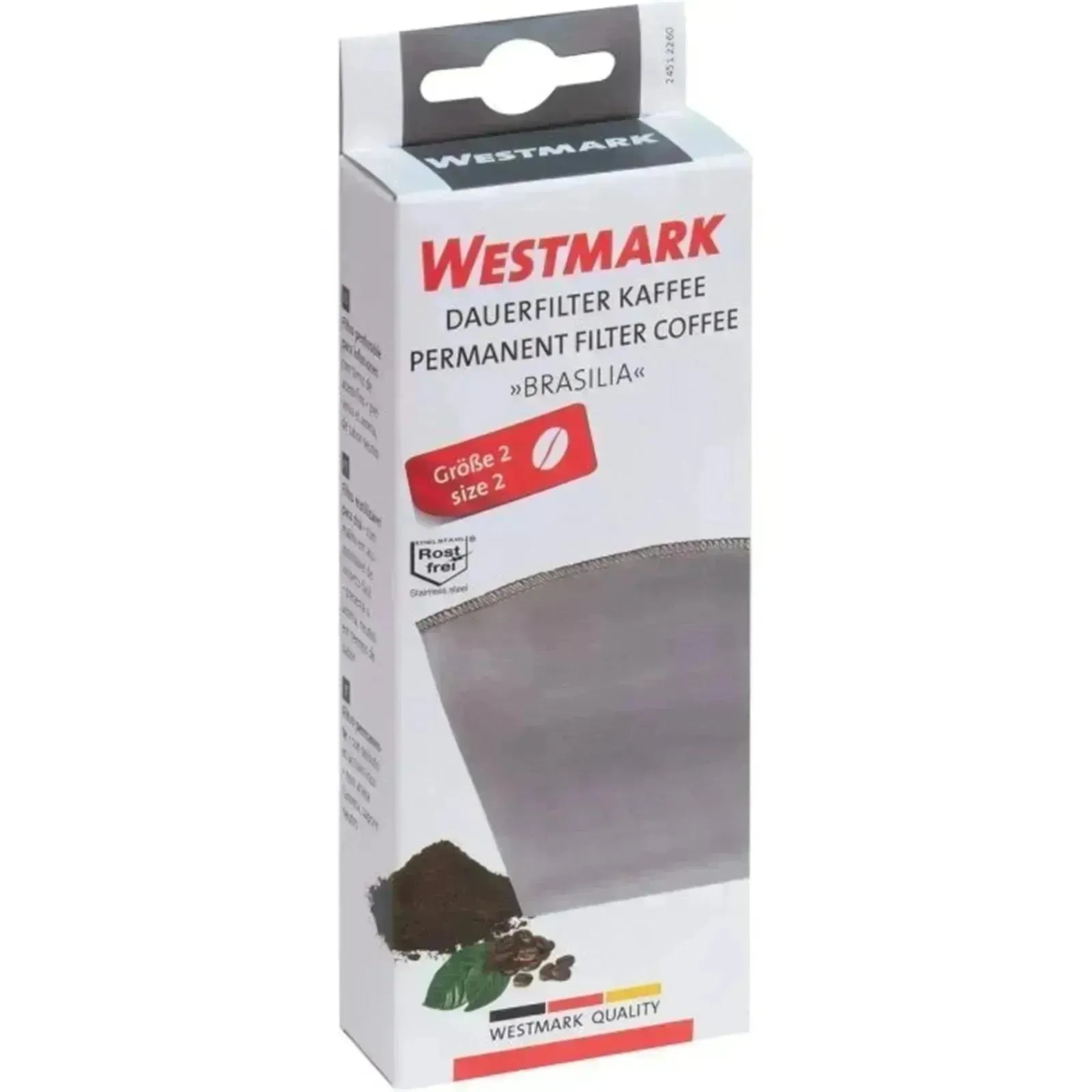 Faltbarer Dauerfilter Größe 4 von Westmark, wiederverwendbar, ideal für nachhaltigen und umweltfreundlichen Kaffeegenuss.