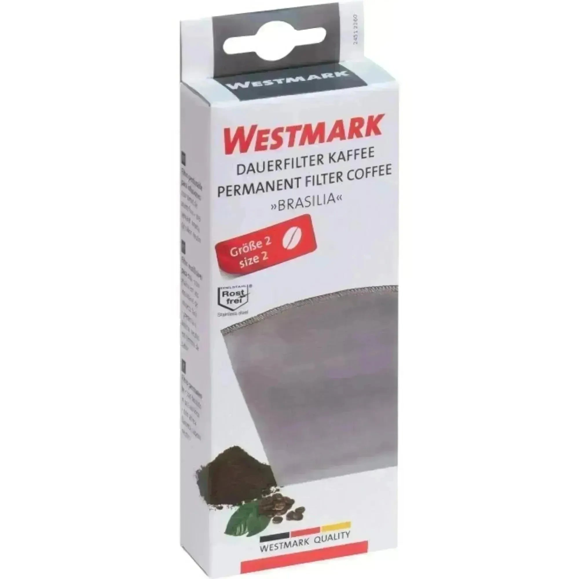 Faltbarer Dauerfilter Größe 4 von Westmark, ideal für umweltfreundlichen Kaffeegenuss, wiederverwendbar und langlebig.
