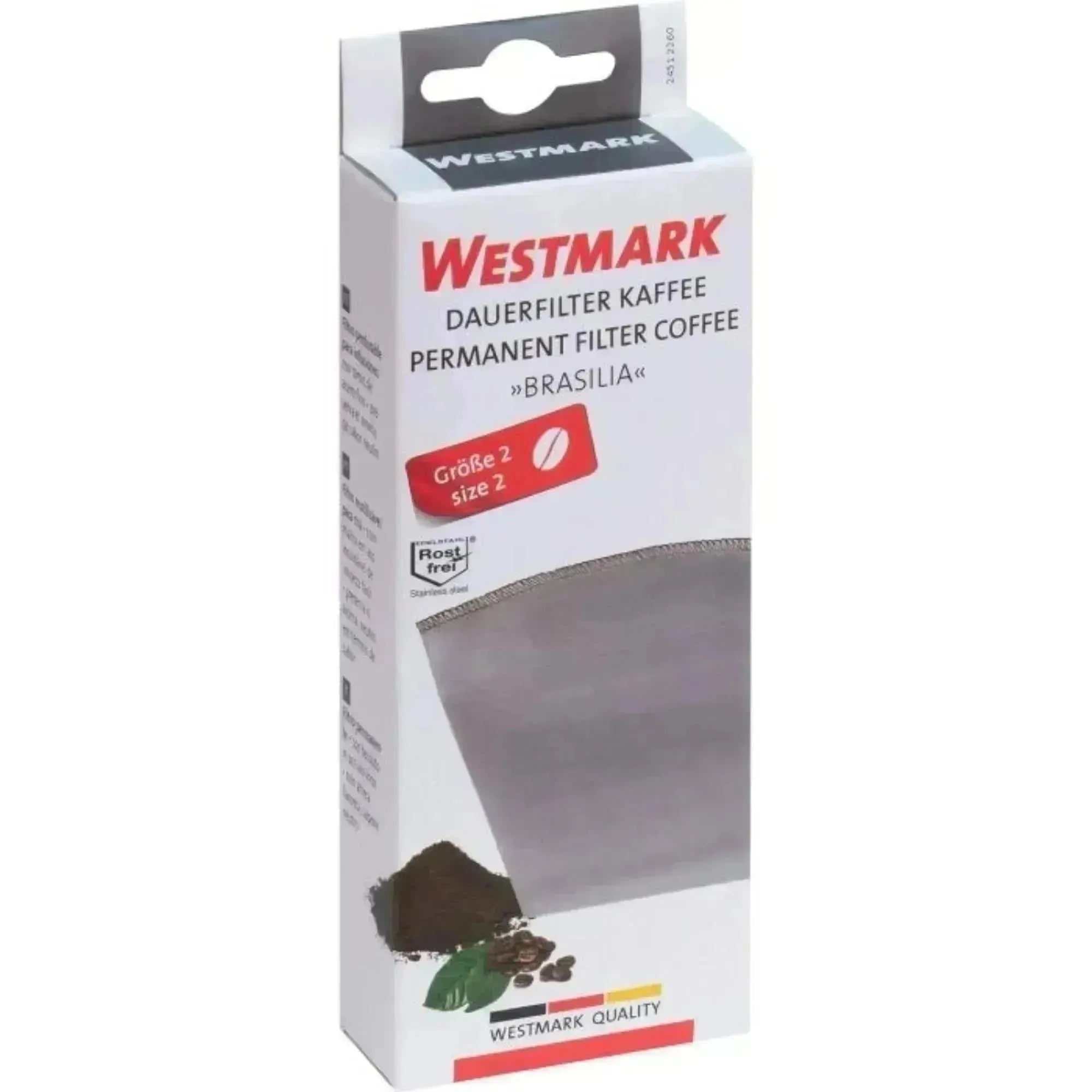 Faltbarer Dauerfilter Größe 4 von Westmark, ideal für umweltfreundlichen Kaffeegenuss, wiederverwendbar und langlebig.
