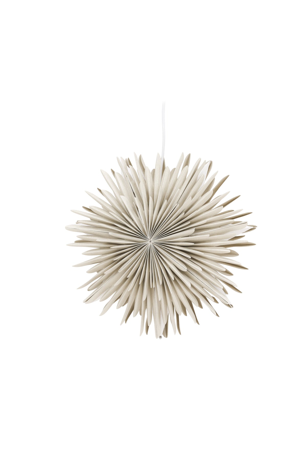 Siegel Pendelleuchte in Beige präsentiert im Onlineshop von KAQTU Design AG. Weihnachtszubehör ist von Venture Home