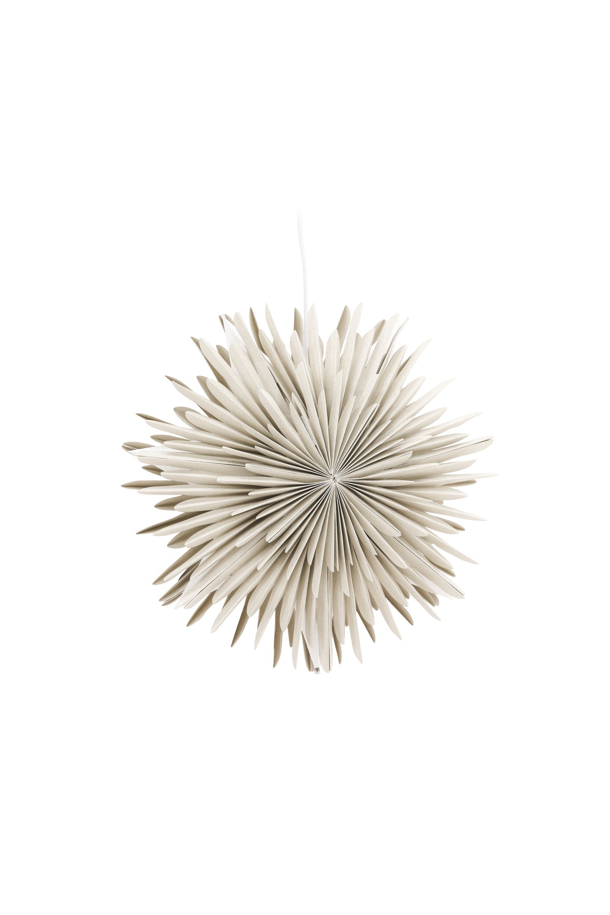 Siegel Pendelleuchte in Beige präsentiert im Onlineshop von KAQTU Design AG. Weihnachtszubehör ist von Venture Home