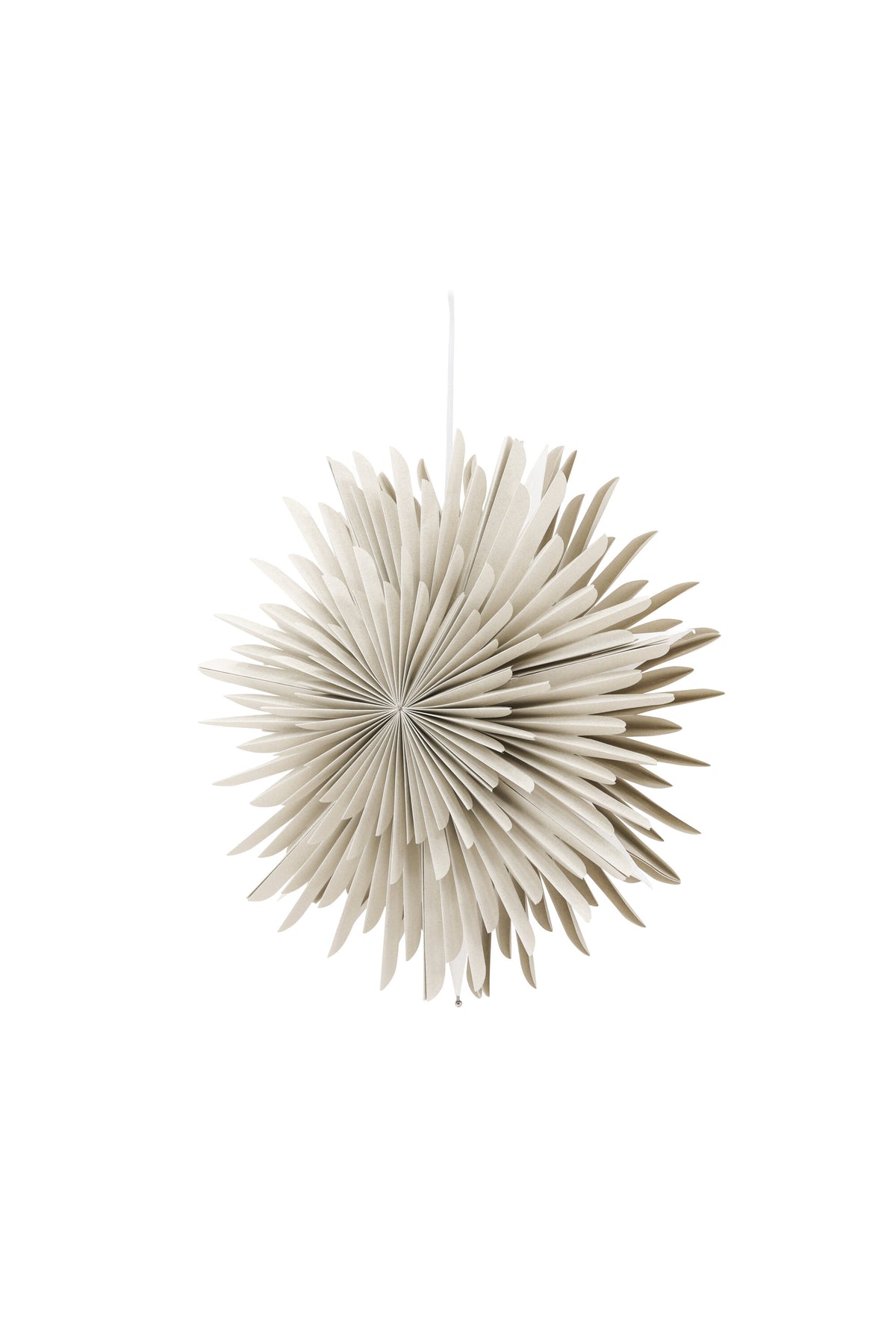 Siegel Pendelleuchte in Beige präsentiert im Onlineshop von KAQTU Design AG. Weihnachtszubehör ist von Venture Home
