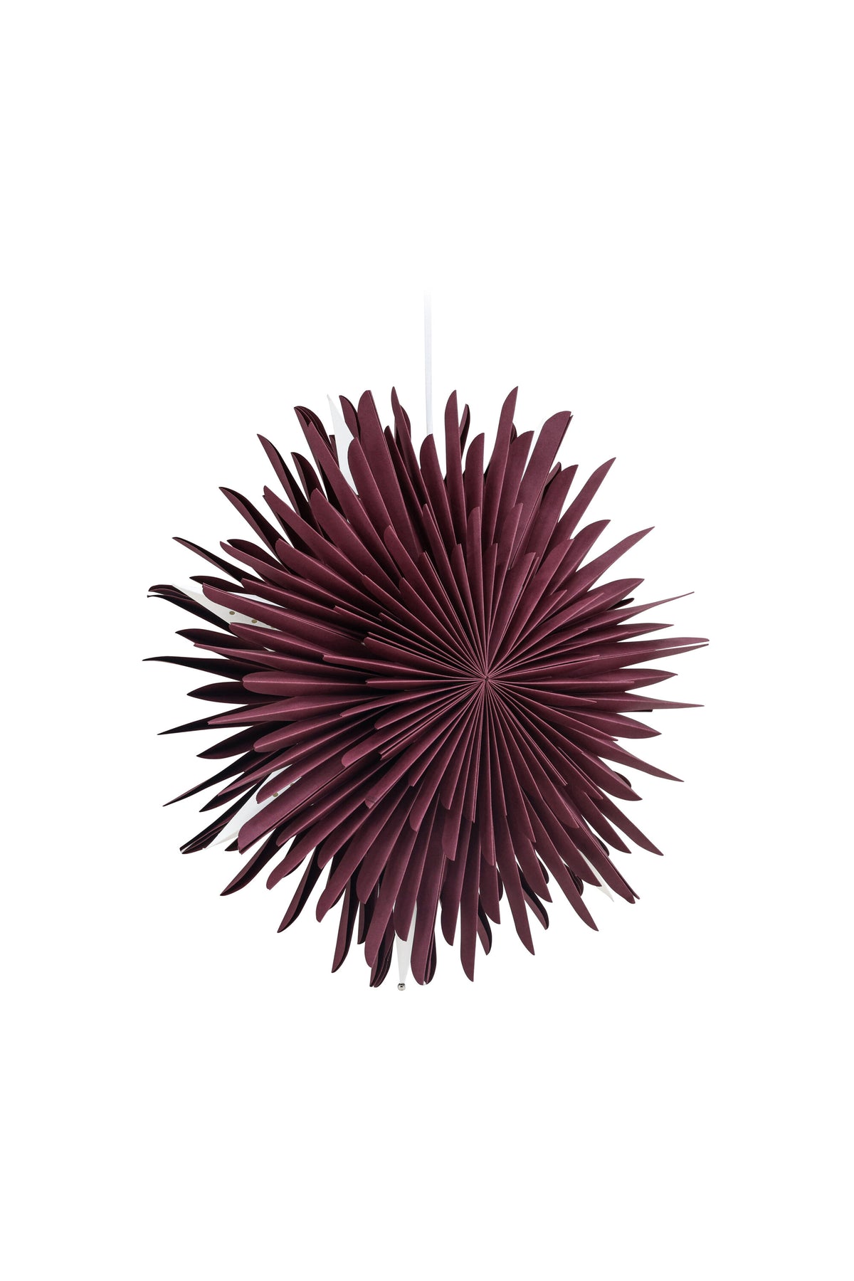 Siegel Pendelleuchte in Dunkelrot präsentiert im Onlineshop von KAQTU Design AG. Weihnachtszubehör ist von Venture Home