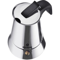Caffettiera espresso Brasilia Plus in acciaio inox, 6 tazze