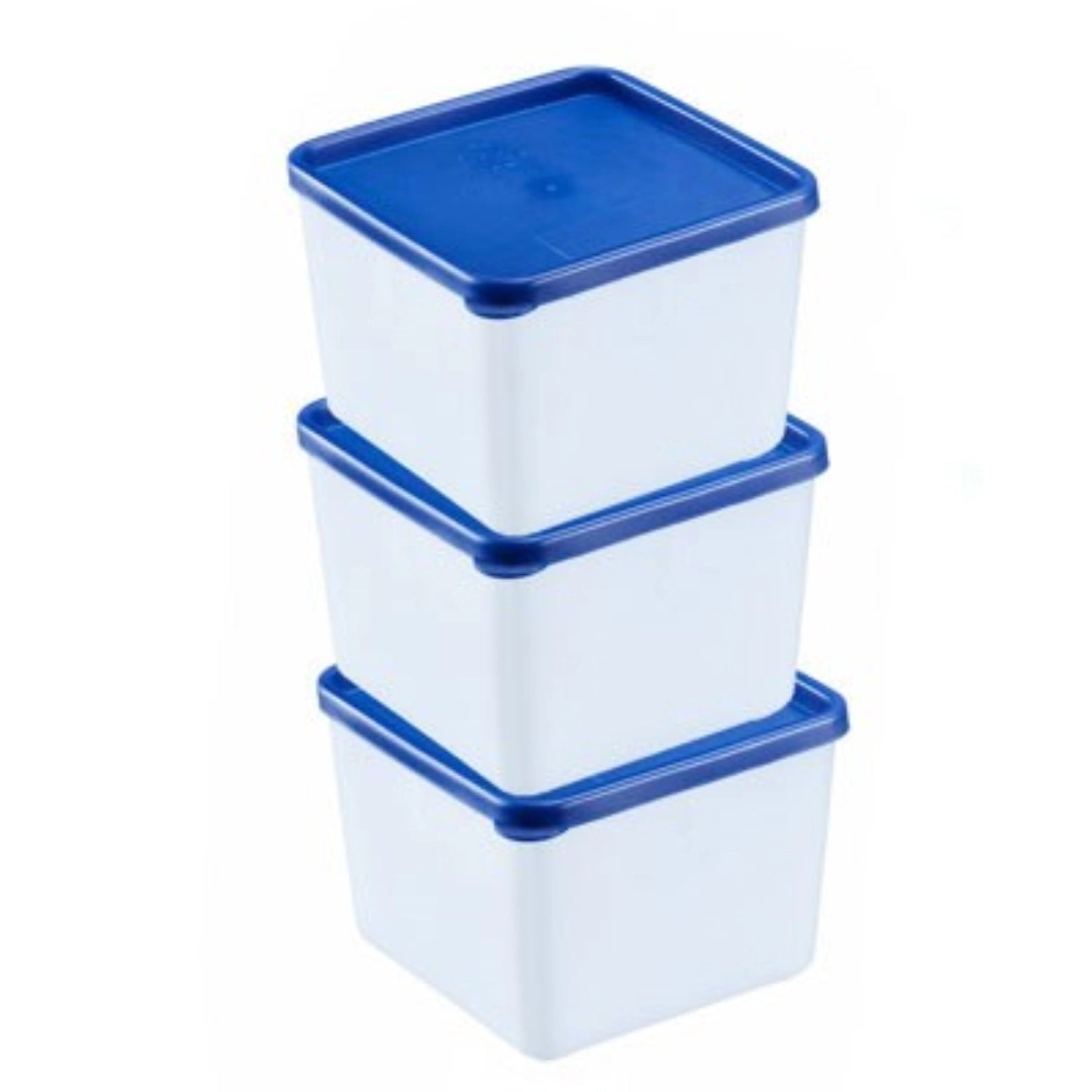3er Set Gefrierdosen Trio 11.3x11.3x8.5cm, 0.75 l in Blau präsentiert im Onlineshop von KAQTU Design AG. Küchenhelfer ist von Westmark