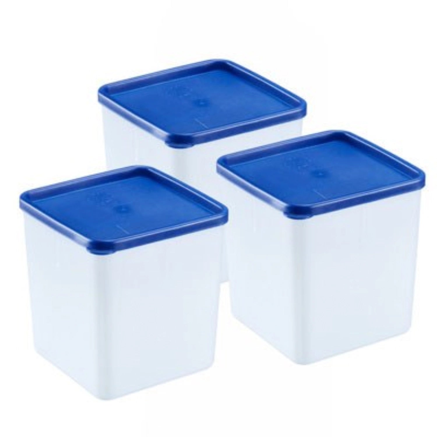 3er Set Gefrierdosen Trio 11.3x11.3x12.4cm, 1.25 l in Blau präsentiert im Onlineshop von KAQTU Design AG. Küchenhelfer ist von Westmark