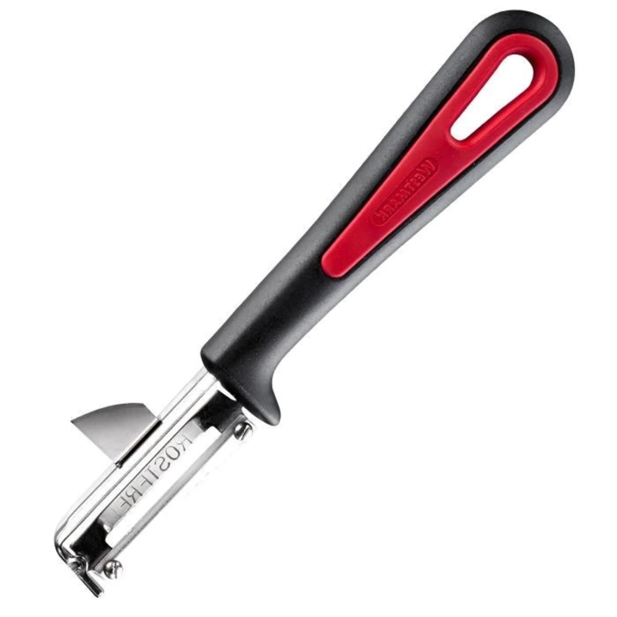 Sparschäler Gallant, Linkshänder in Rot präsentiert im Onlineshop von KAQTU Design AG. Küchenhelfer ist von Westmark