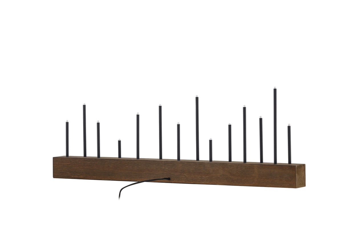Kungsberget Tischlampe in Nussbaum präsentiert im Onlineshop von KAQTU Design AG. Tischleuchte ist von Venture Home