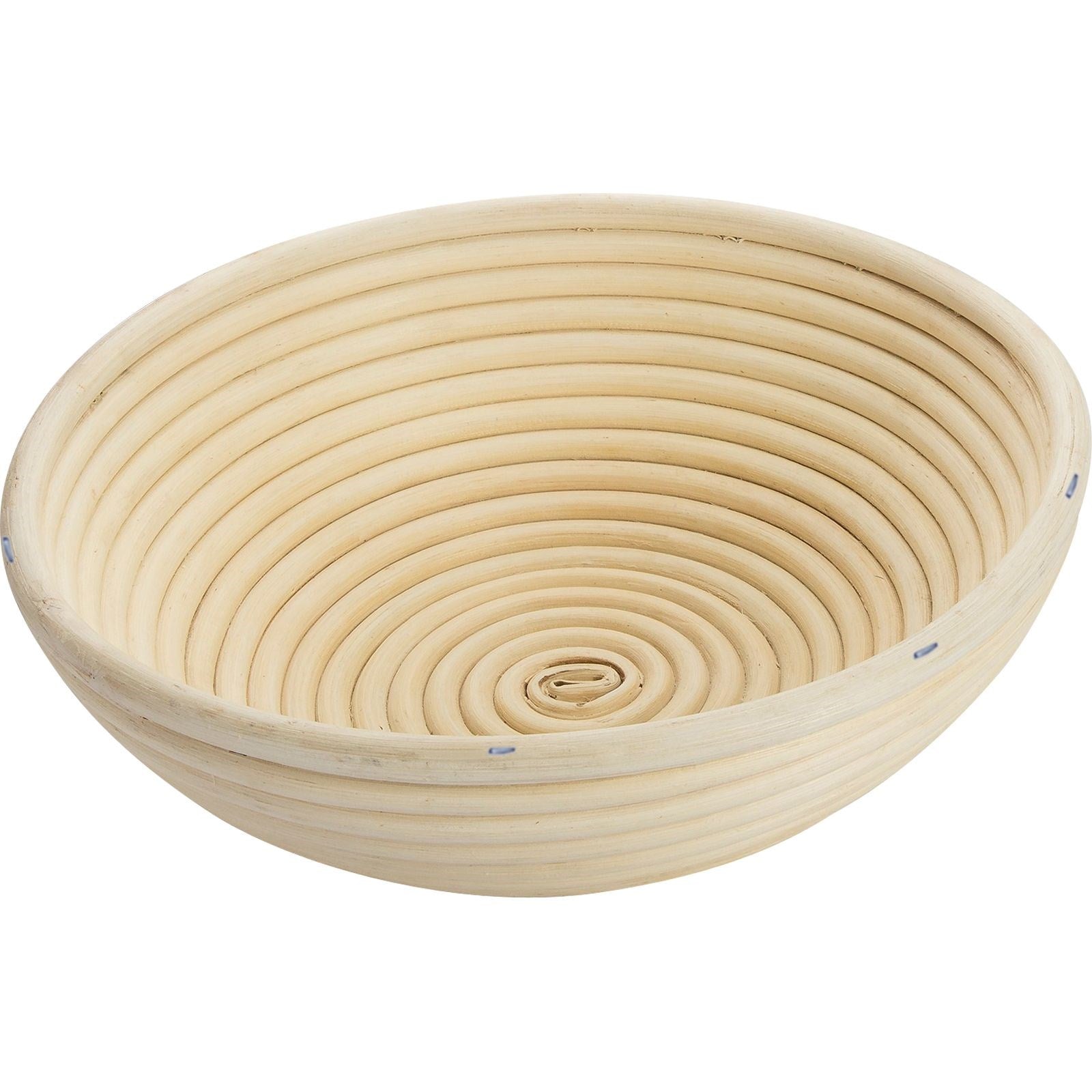 Rundes Gärkörbchen-Set von Westmark, 24.5 cm, mit Stoffbezug, ideal für Brotbacken, langlebig, hochwertig und praktisch.