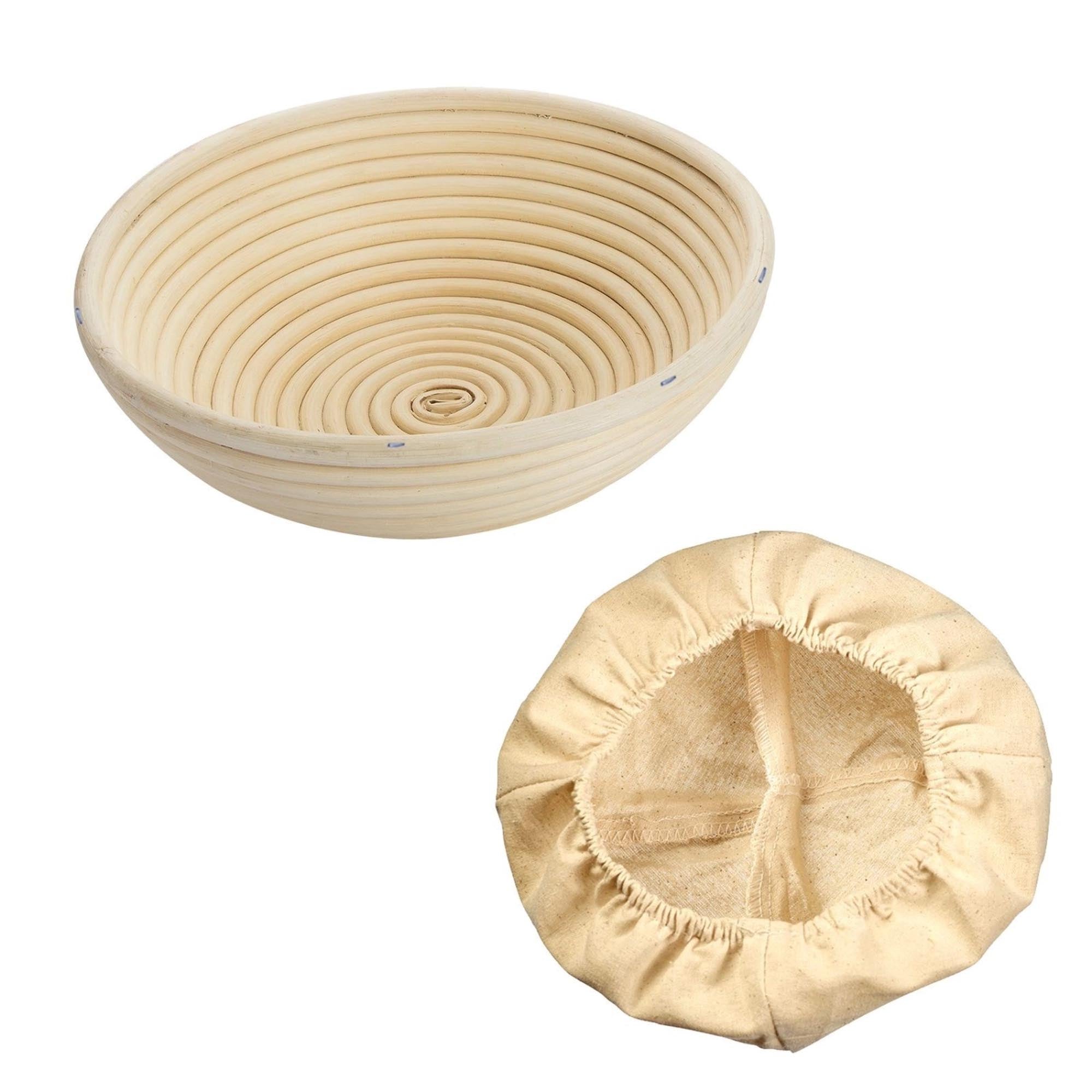 Set Gärkörbchen rund mit Bezug D24.5 x 8.5cm in Braun präsentiert im Onlineshop von KAQTU Design AG. Backutensilien ist von Westmark