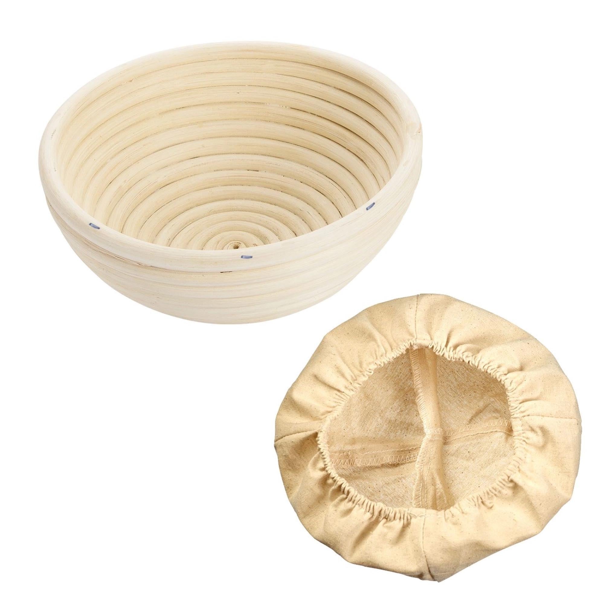 Set Gärkörbchen rund mit Bezug D17.5 x 8.1cm in Braun präsentiert im Onlineshop von KAQTU Design AG. Backutensilien ist von Westmark