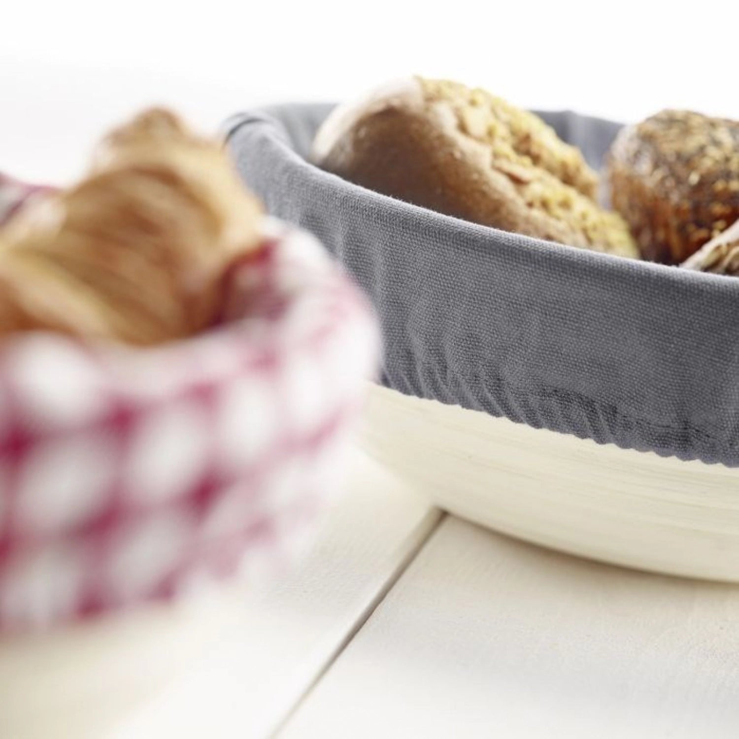 Riferimento per cestini, tondo piccolo, antracite