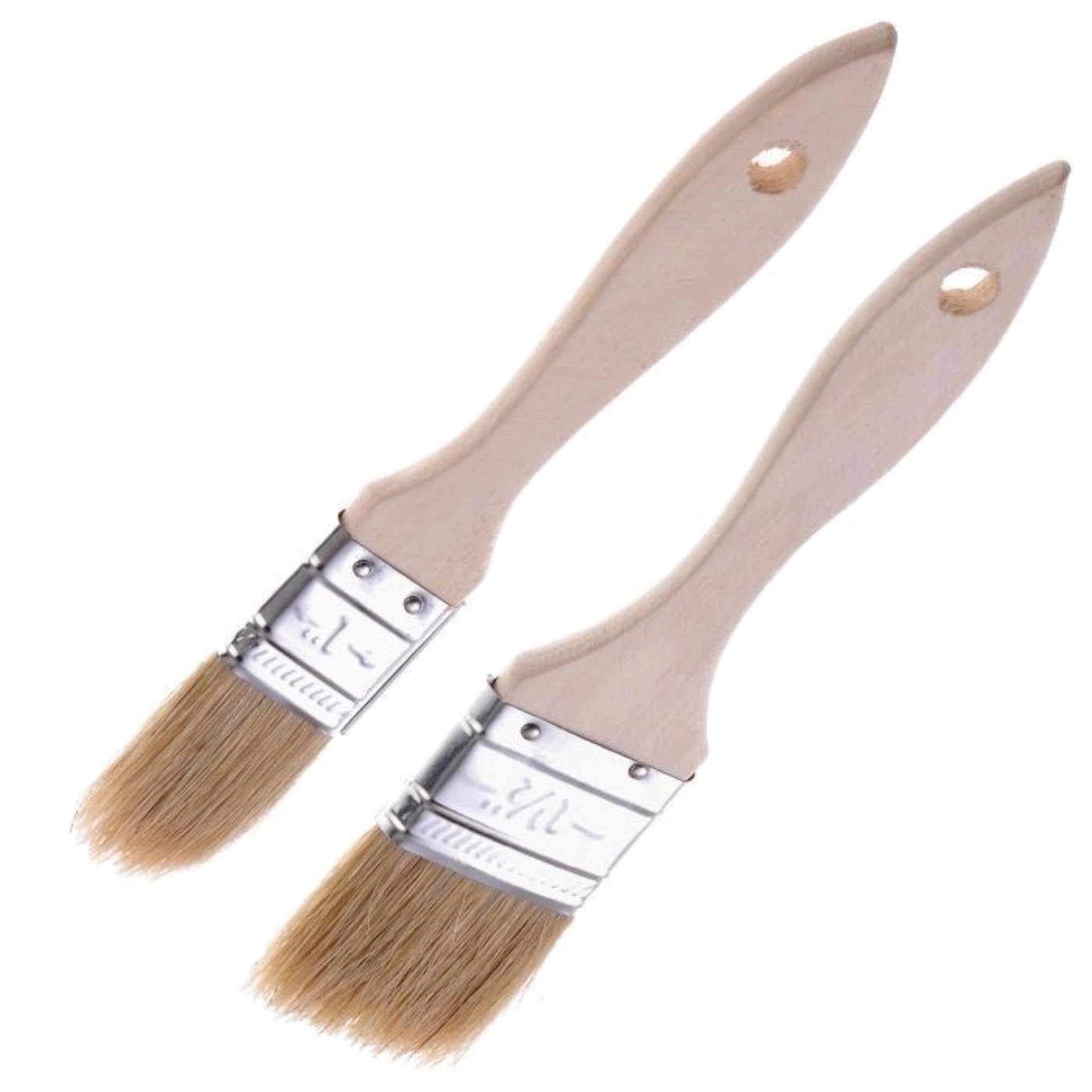 2 Backpinsel Woody, 1 u. 1,5 Zoll in Braun präsentiert im Onlineshop von KAQTU Design AG. Backutensilien ist von Westmark