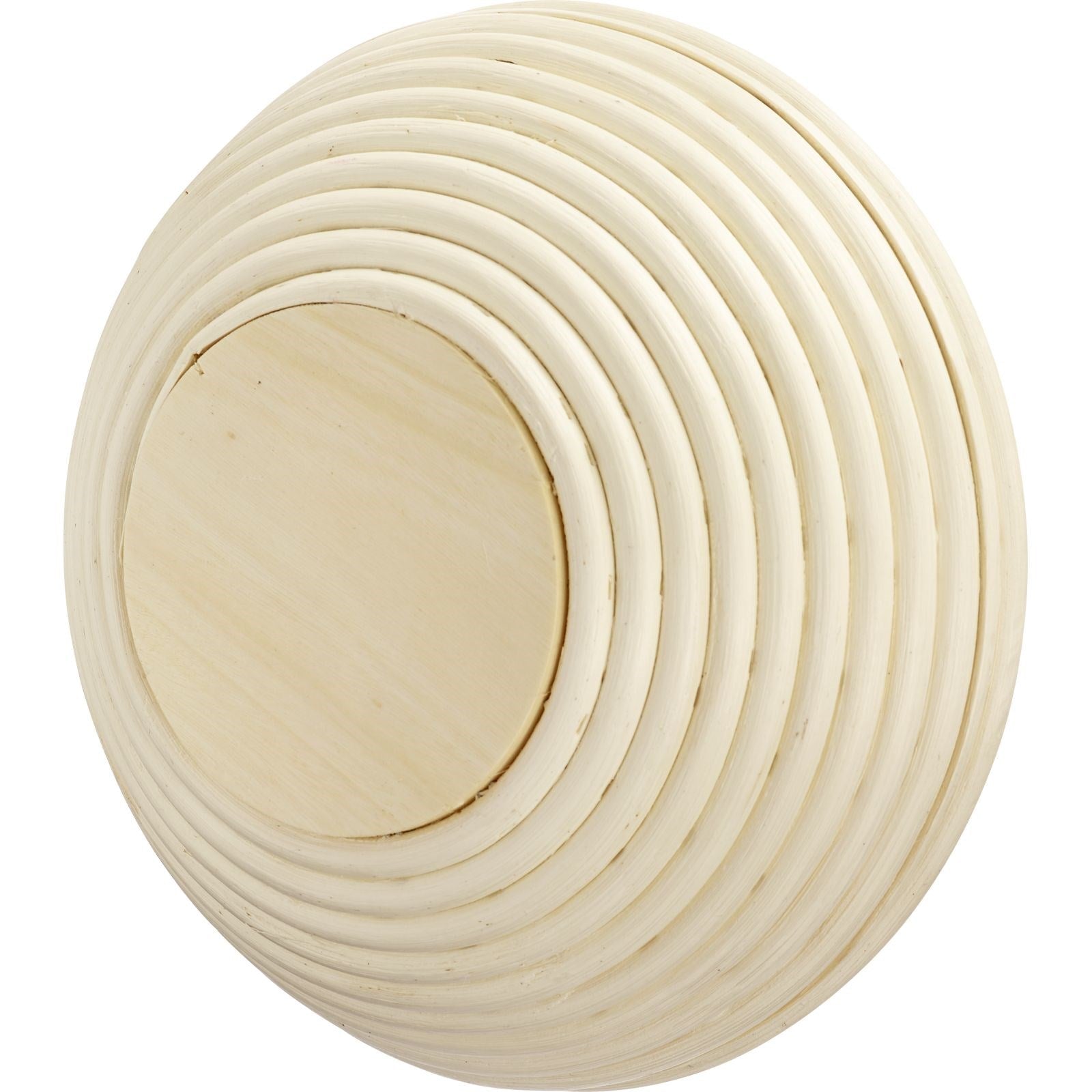 Rundes Gärkörbchen-Set mit Herzmotiv und Stoffbezug, ideal für Brotbacken, Maße: 24,5 x 8,5 cm, von Westmark.