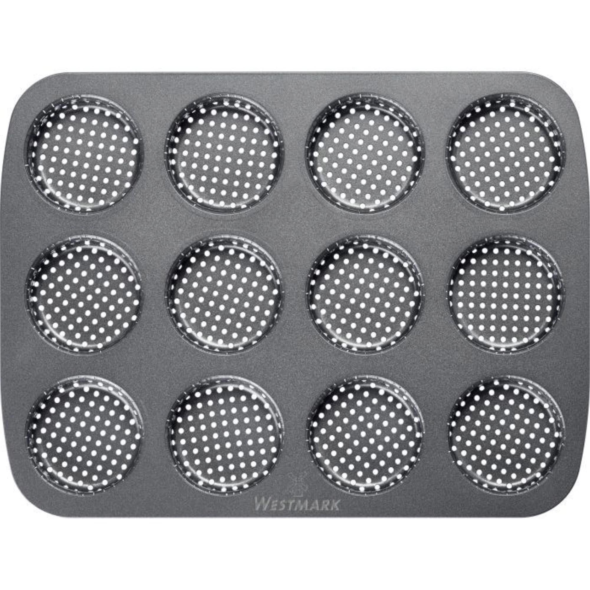 Backform für 12 Mini-Burgerbrötchen, 29x22cm, antihaftbeschichtet, perfekt für gleichmäßiges Backen, hochwertige Qualität von Westmark.