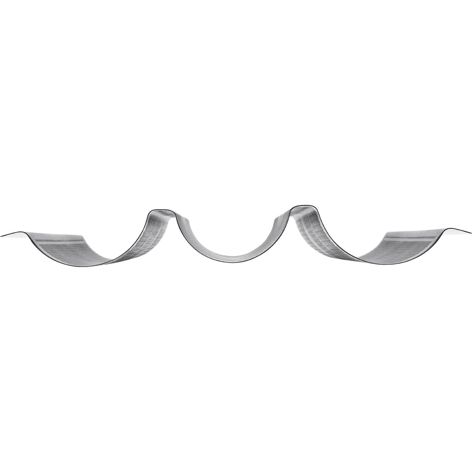 3er Baguette-Backform von Westmark, 38.5x28cm, antihaftbeschichtet, ideal für knusprige Baguettes, robust und leicht zu reinigen.