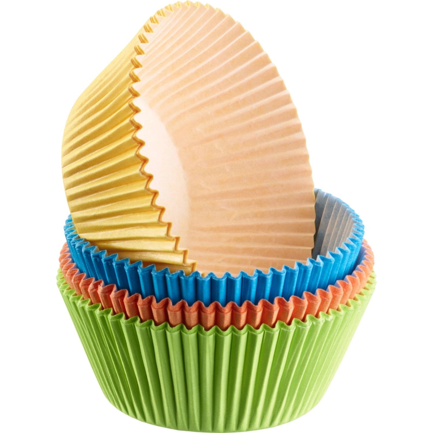 80 moules à muffins en papier, colorés, assortis en 4 couleurs