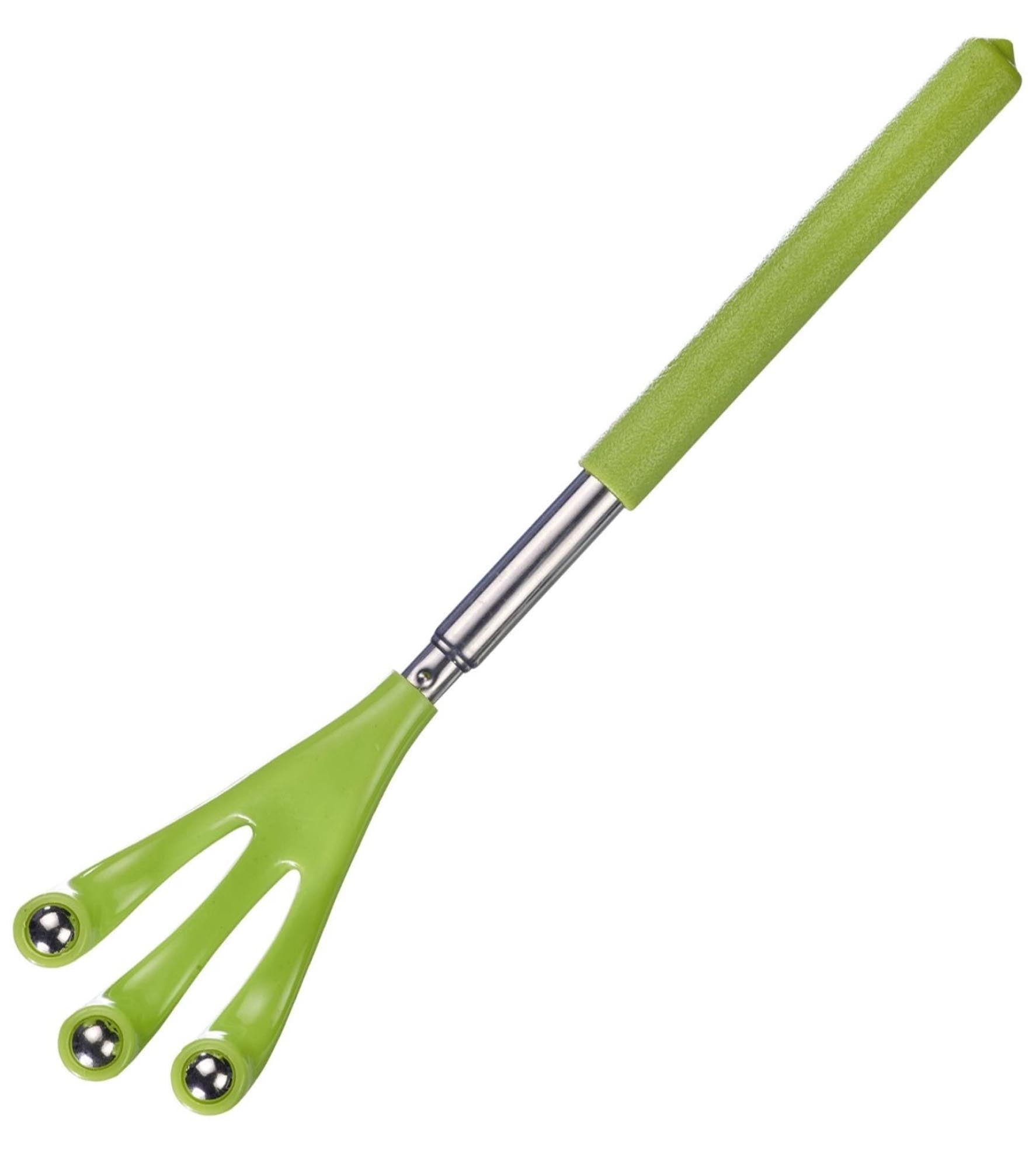 Rückenroller mit Teleskopstiel in Grün präsentiert im Onlineshop von KAQTU Design AG. Haushaltshilfen ist von Westmark