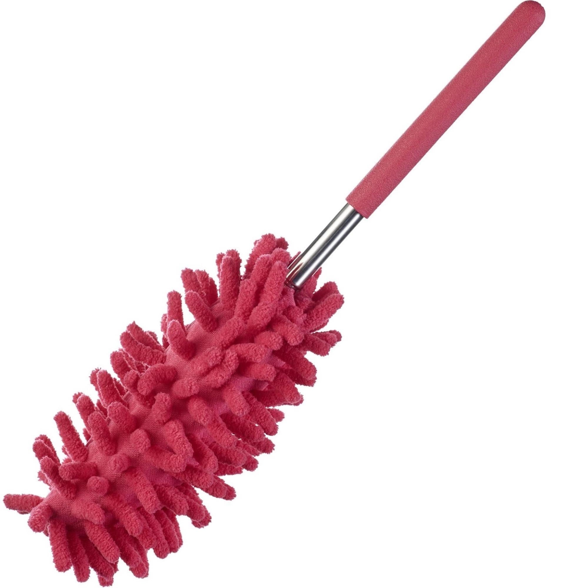 Staubwedel mit Teleskopstiel in Rot präsentiert im Onlineshop von KAQTU Design AG. Besen ist von Westmark