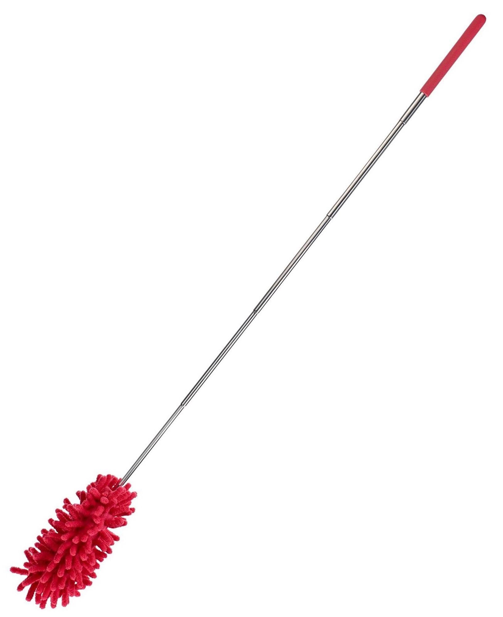 Praktischer Staubwedel mit ausziehbarem Teleskopstiel von Westmark, ideal für schwer erreichbare Stellen.