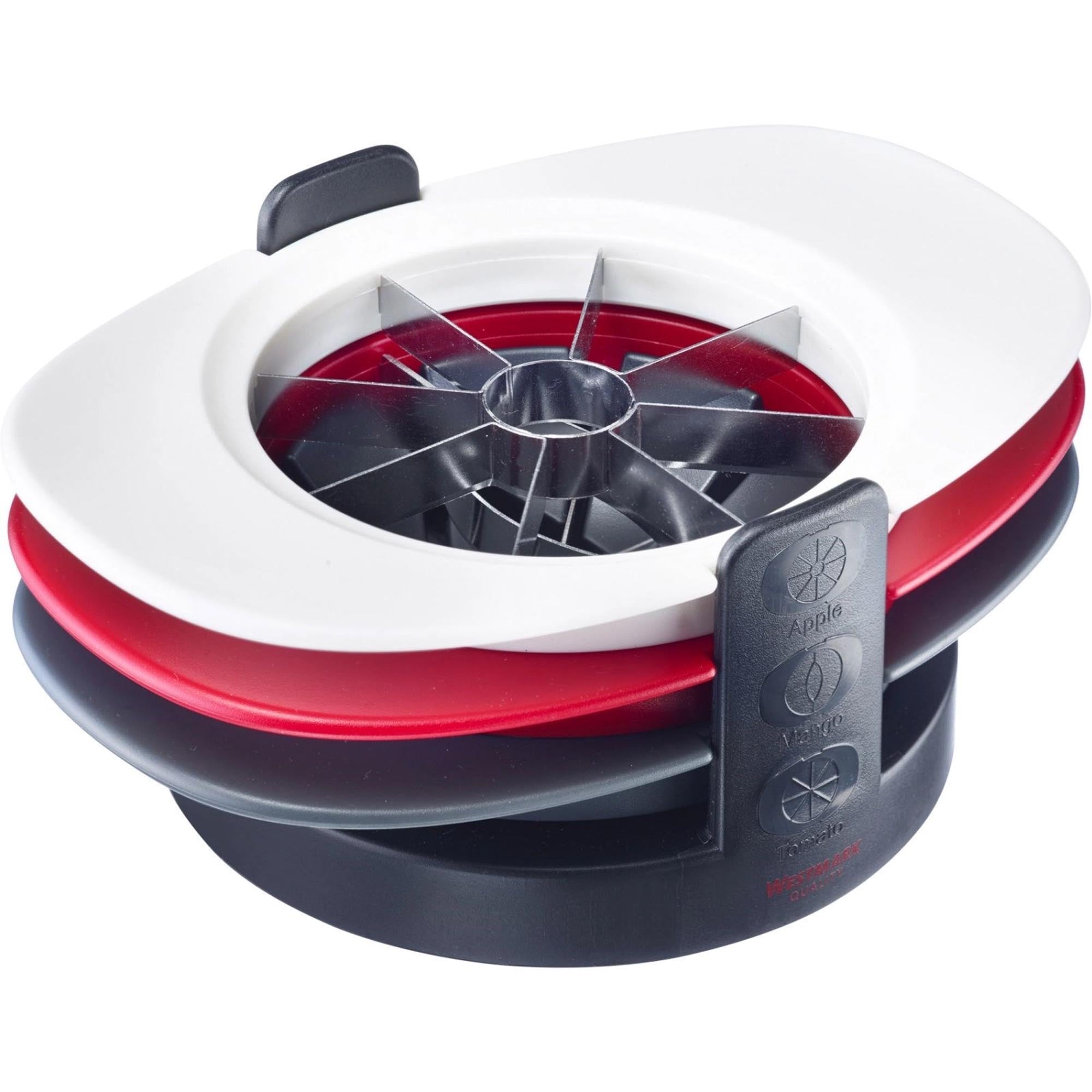 Apfel-, Tomaten-, Mangoteiler Tutti Frutti in Mehrfarbig präsentiert im Onlineshop von KAQTU Design AG. Küchenhelfer ist von Westmark
