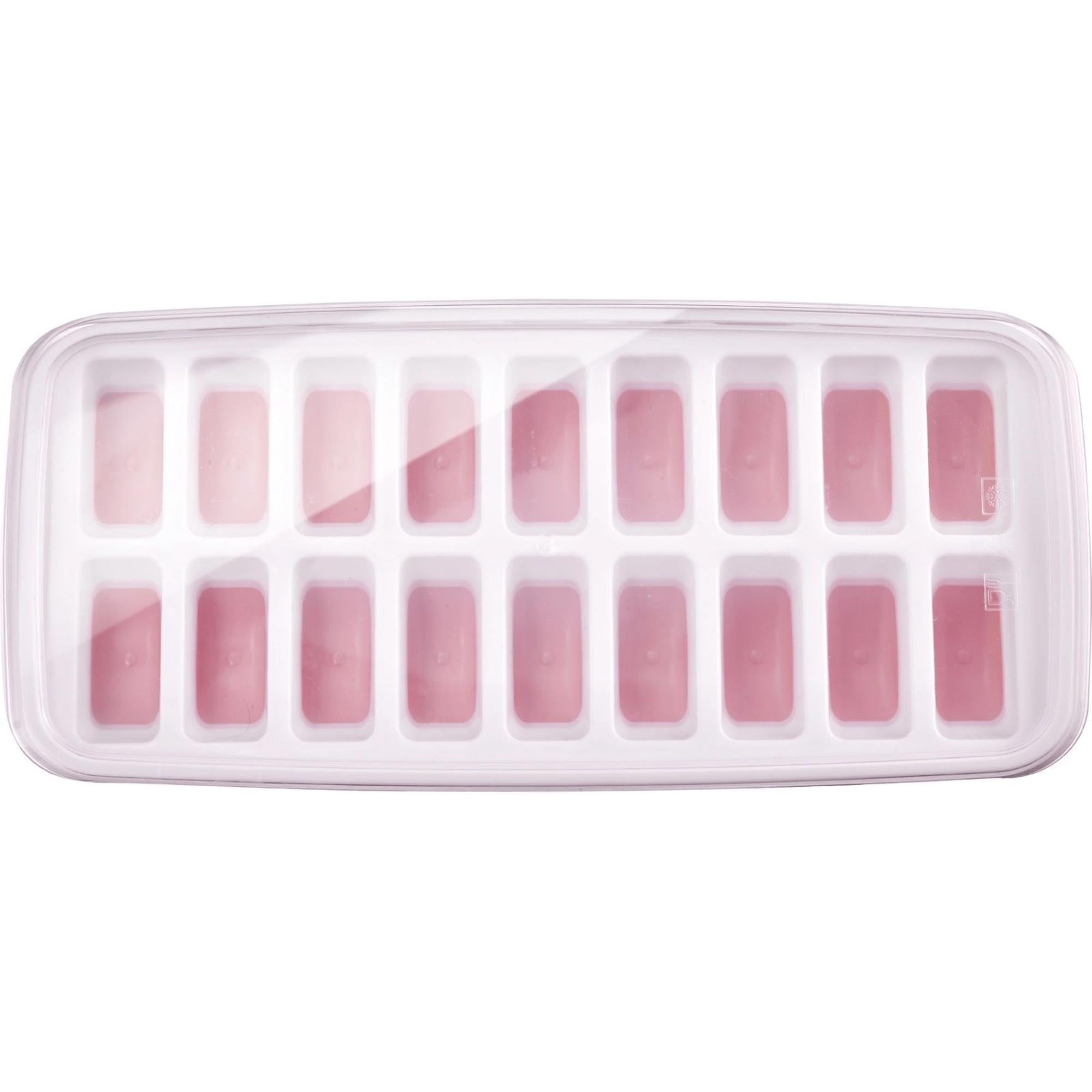 2er Set Eiswürfelformen Luna von Westmark mit Deckel, perfekt für hygienische und einfache Herstellung von Eiswürfeln.