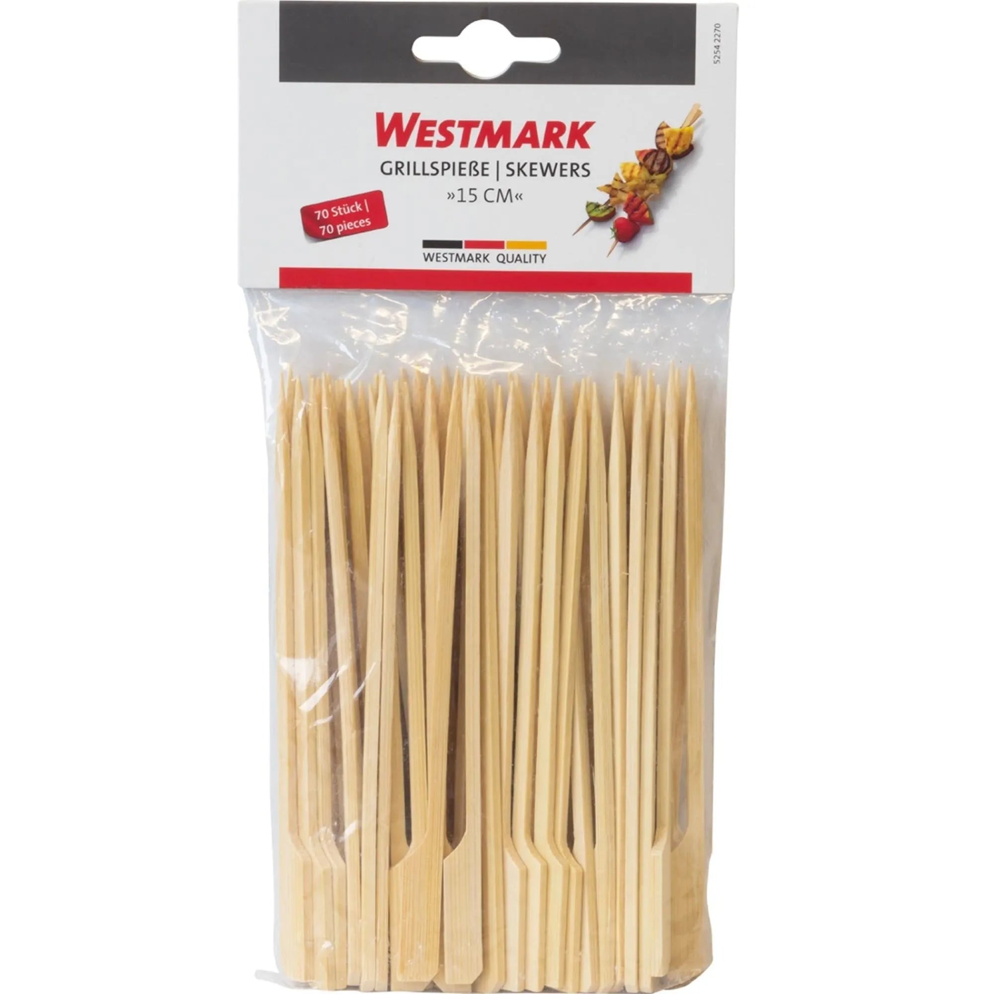 70 Fingerfood Sticks u. Grillspieße, 15cm in Braun präsentiert im Onlineshop von KAQTU Design AG. Grill ist von Westmark
