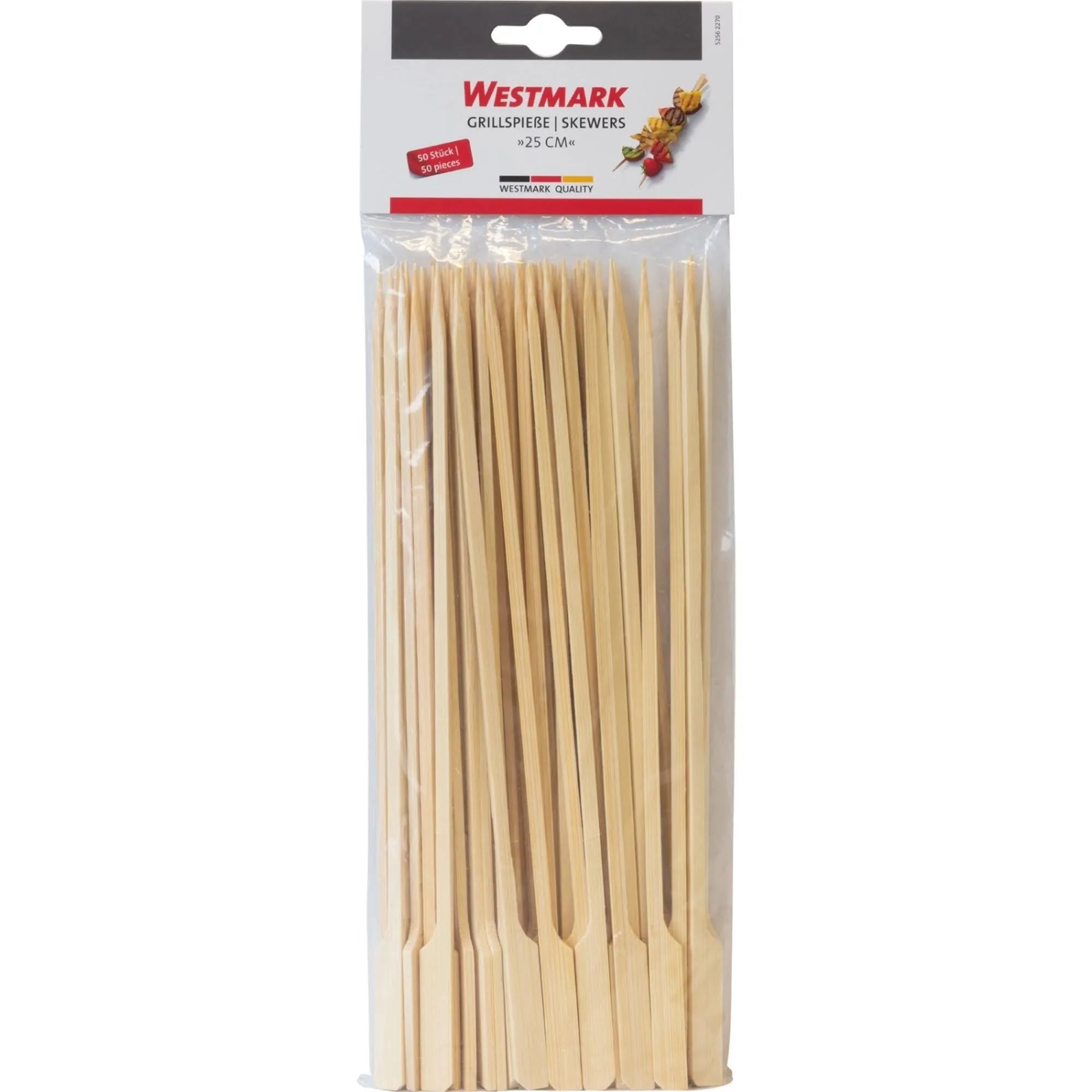50 Fingerfood Sticks u. Grillspieße, 25cm in Braun präsentiert im Onlineshop von KAQTU Design AG. Grill ist von Westmark