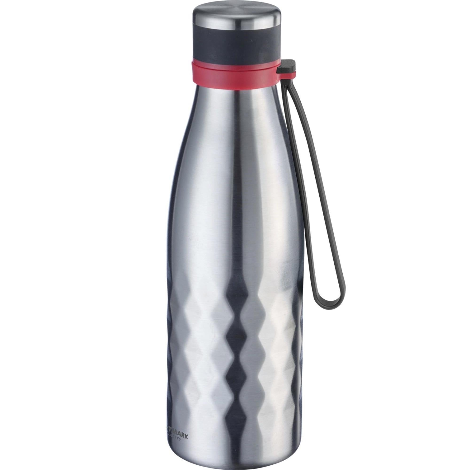 Isolierflasche Viva, 0,55 l, silber, sb in Silber präsentiert im Onlineshop von KAQTU Design AG. Trinkflasche ist von Westmark