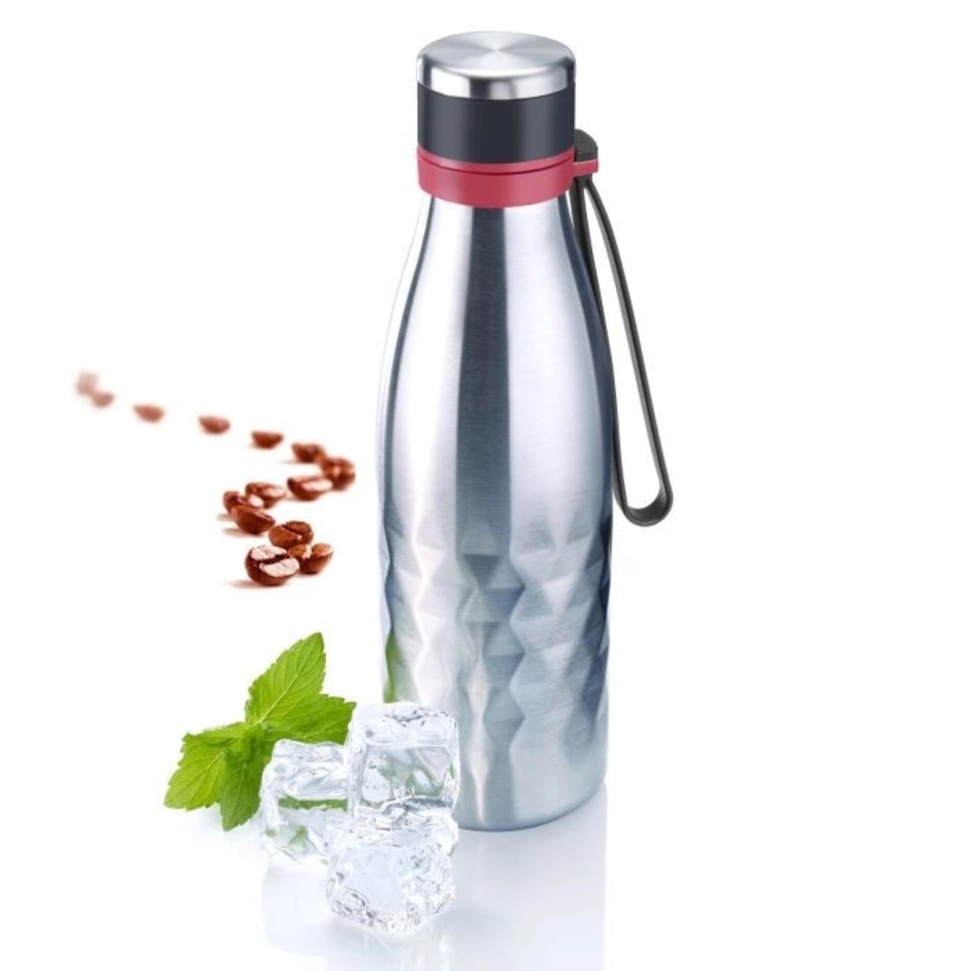 Isolierflasche Viva, 0,55 l, silber, sb in Silber präsentiert im Onlineshop von KAQTU Design AG. Trinkflasche ist von Westmark