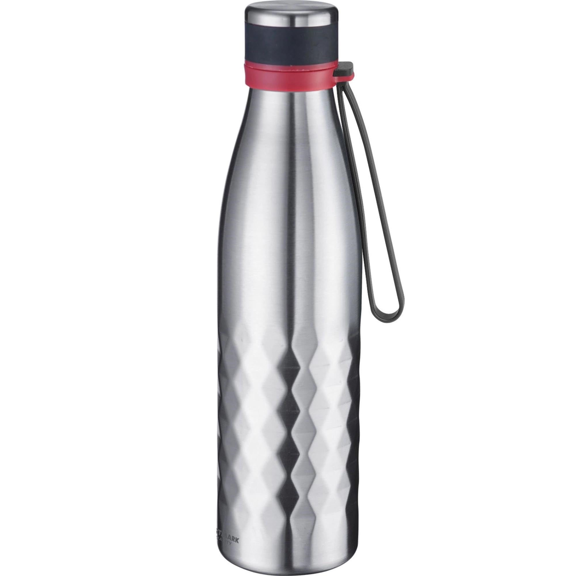 Isolierflasche Viva, 0,70 l, silber, sb in Silber präsentiert im Onlineshop von KAQTU Design AG. Trinkflasche ist von Westmark