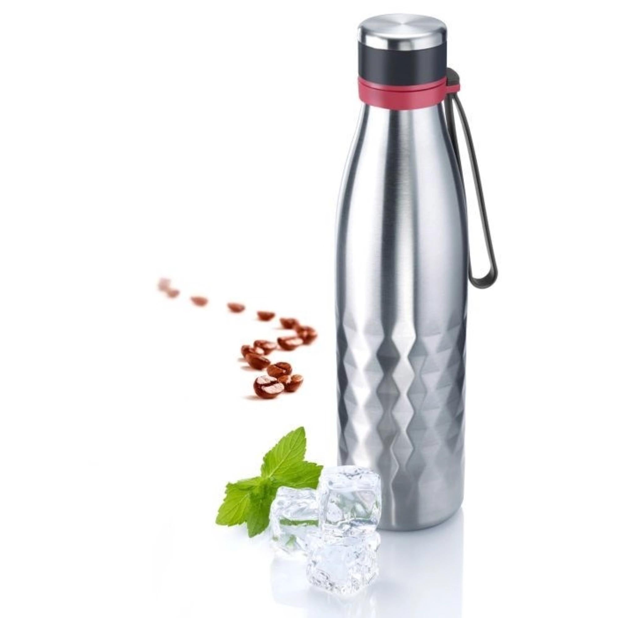 Isolierflasche Viva, 0,70 l, silber, sb in Silber präsentiert im Onlineshop von KAQTU Design AG. Trinkflasche ist von Westmark