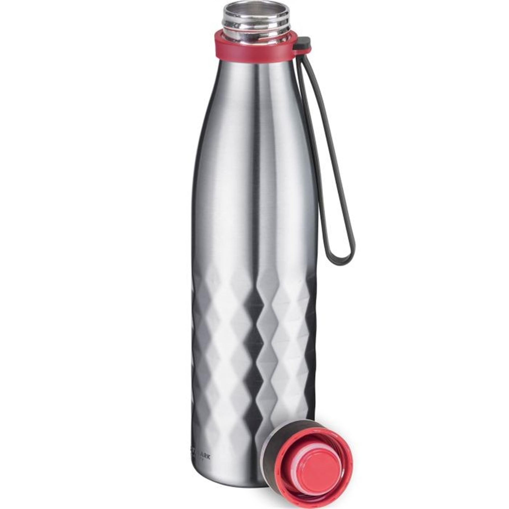 Isolierflasche Viva, 0,70 l, silber, sb in Silber präsentiert im Onlineshop von KAQTU Design AG. Trinkflasche ist von Westmark