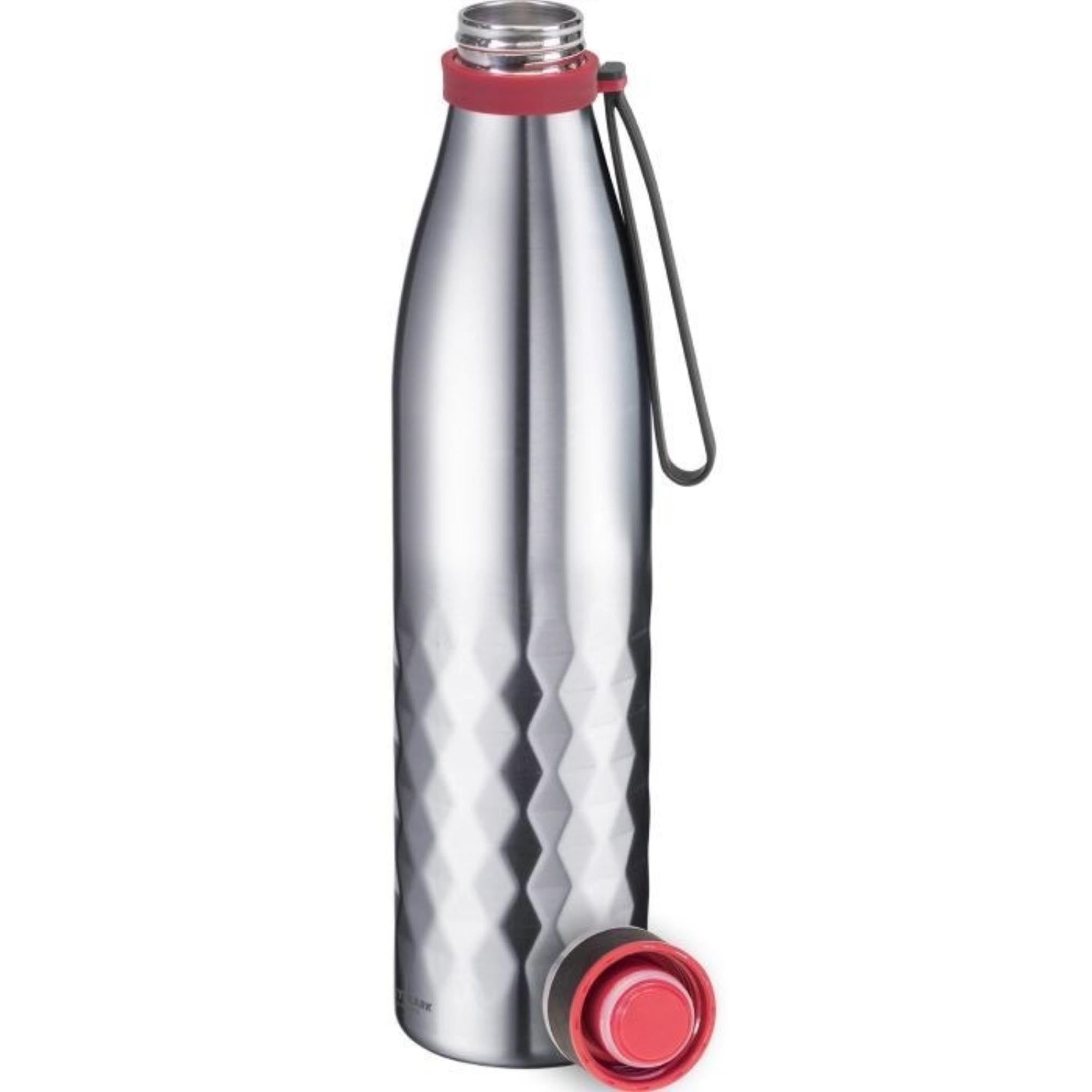 Isolierflasche Viva, 1 l, silber, sb in Silber präsentiert im Onlineshop von KAQTU Design AG. Trinkflasche ist von Westmark