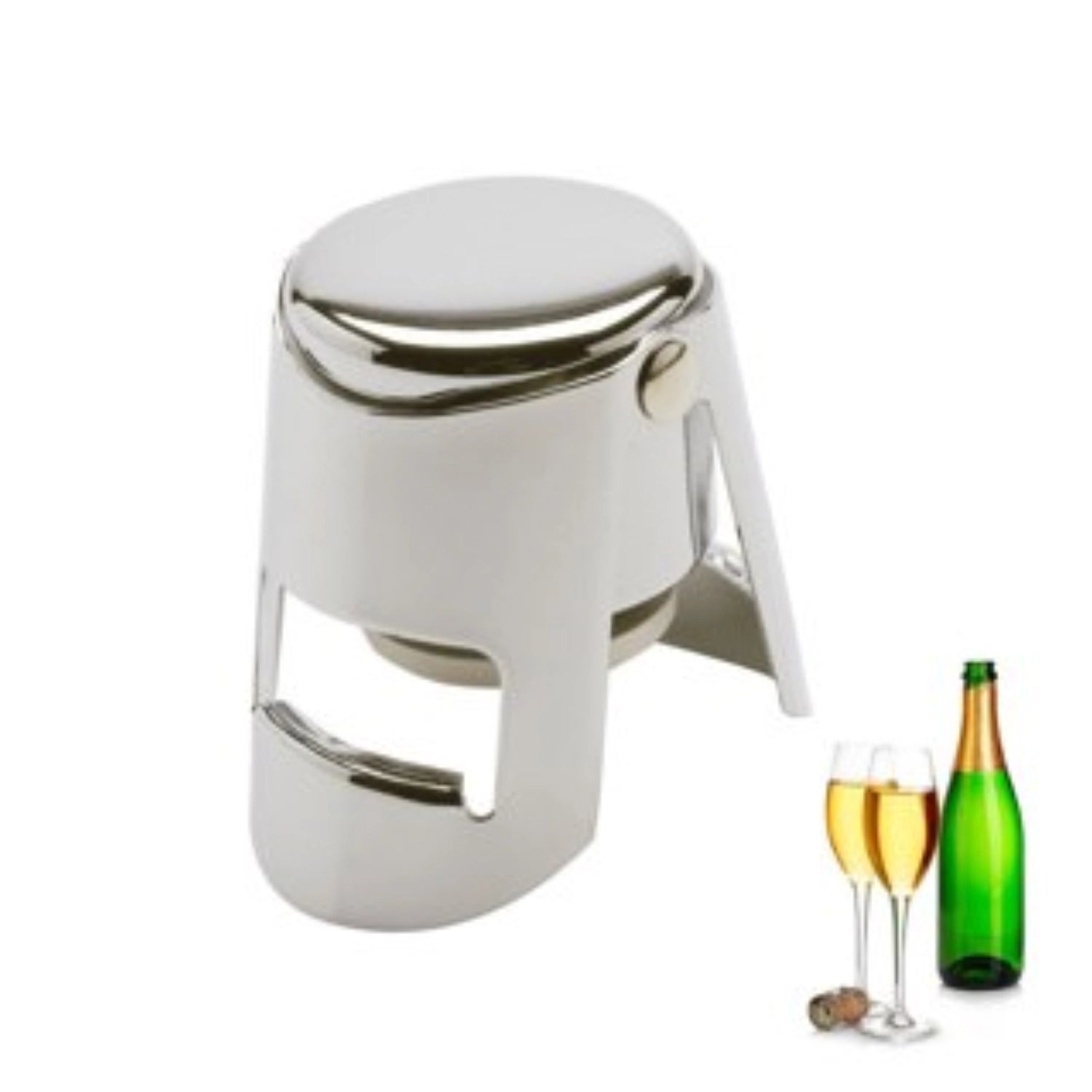 Capo di bottiglia scintillante, 4x4x5,2 cm